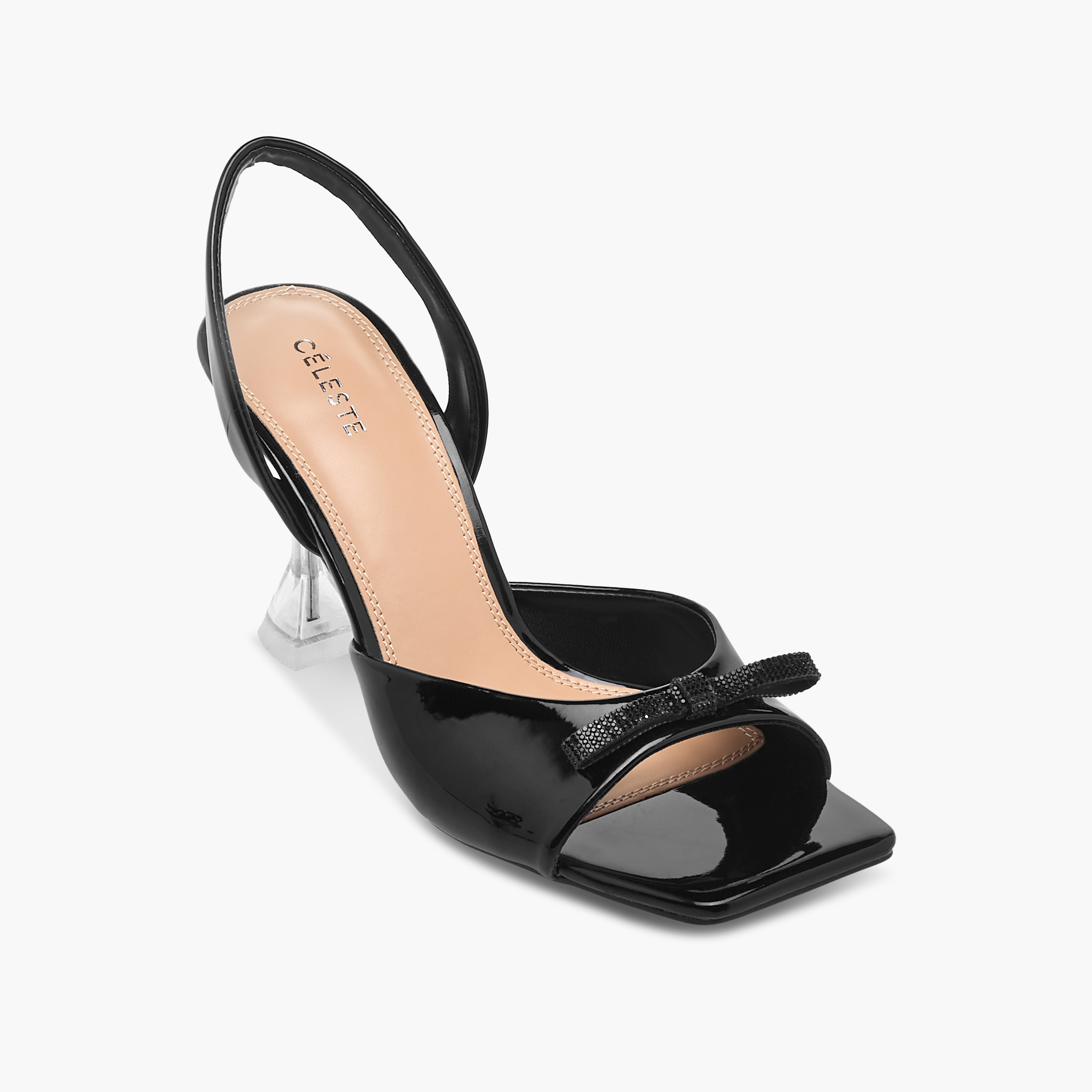 Celeste Women's Bow Accent Slingback Sandals with Stiletto Heels-women-shoes-sandals-heeled-image-2