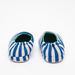 Juniors Striped Bedroom Shoes with Star Applique-Bedroom Slippers-thumbnail-2