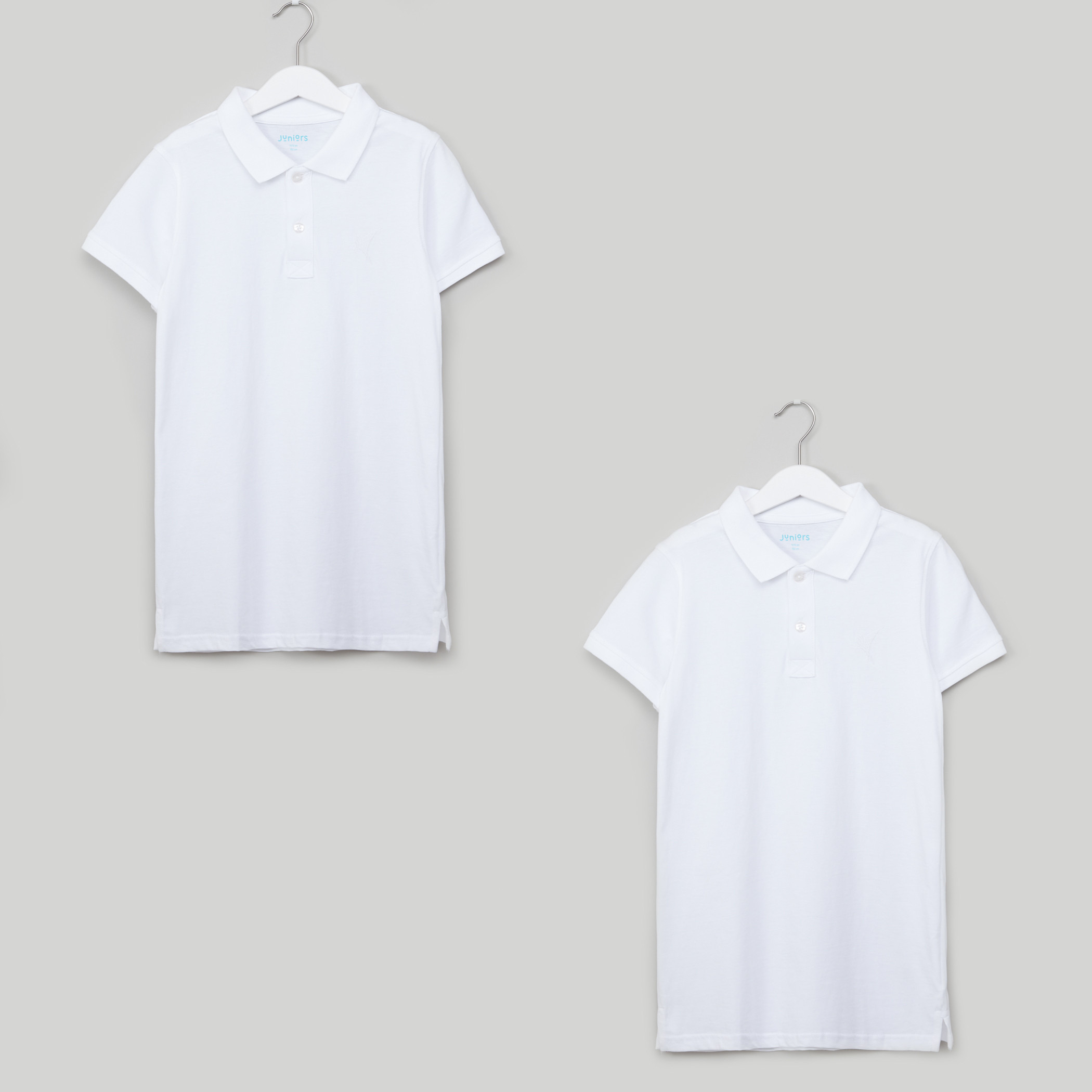 Juniors Polo Neck Short Sleeves T-Shirt-boys-clothing-schoolwear-tshirtsandpolos-image-1