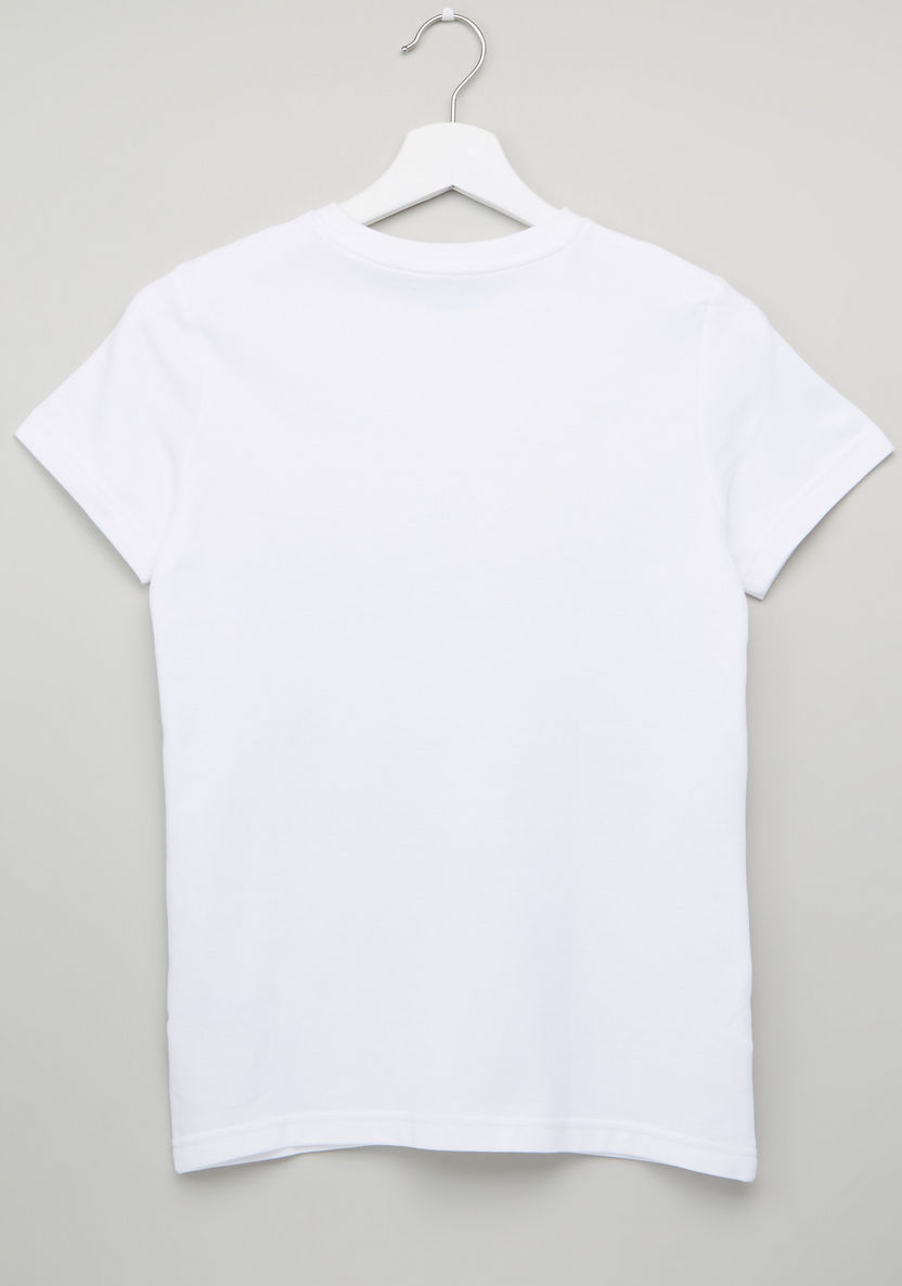 Juniors Crew Neck Short Sleeves T-shirt-T Shirts-image-2