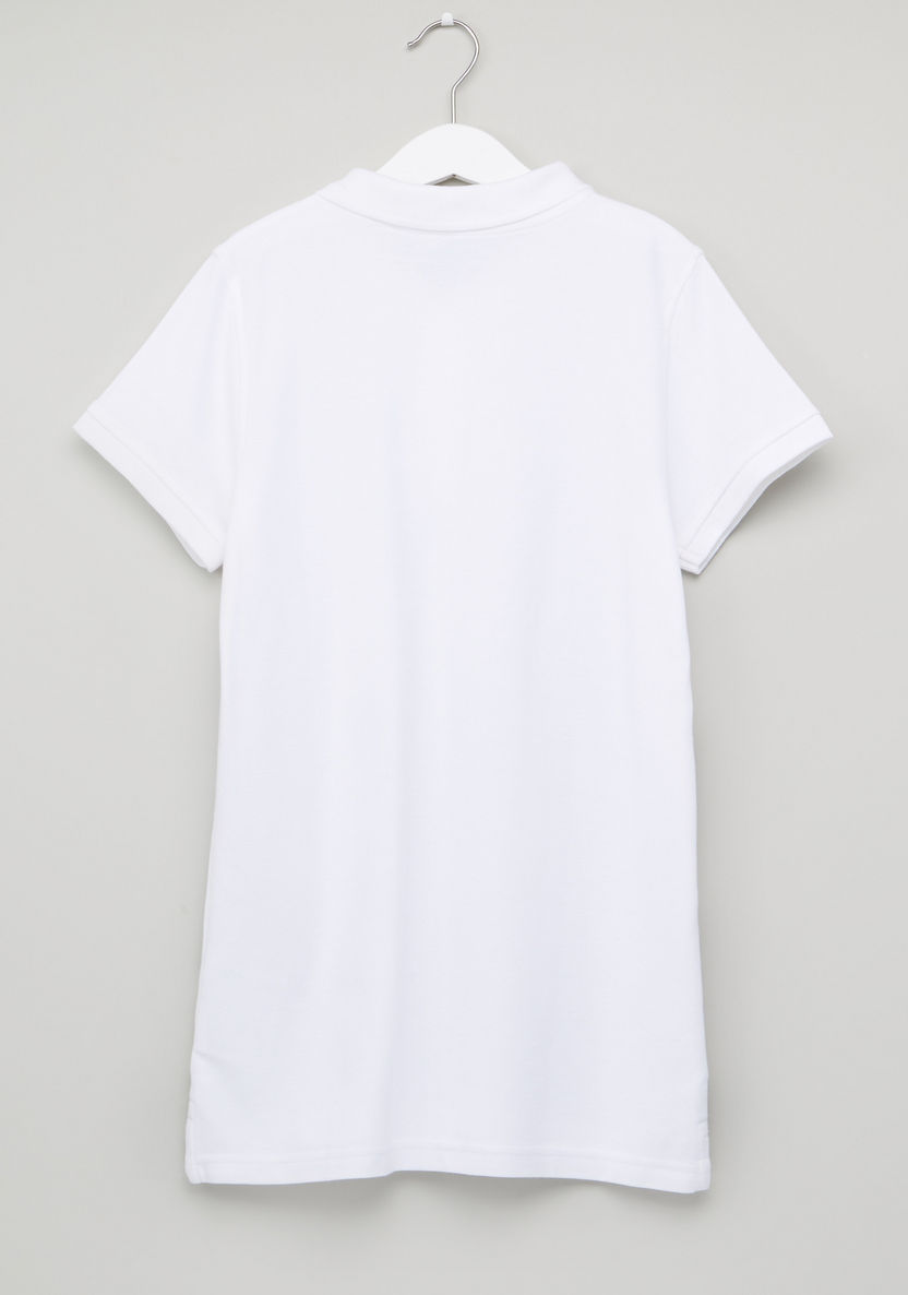 Juniors Polo Neck Short Sleeves T-shirt-T Shirts-image-2