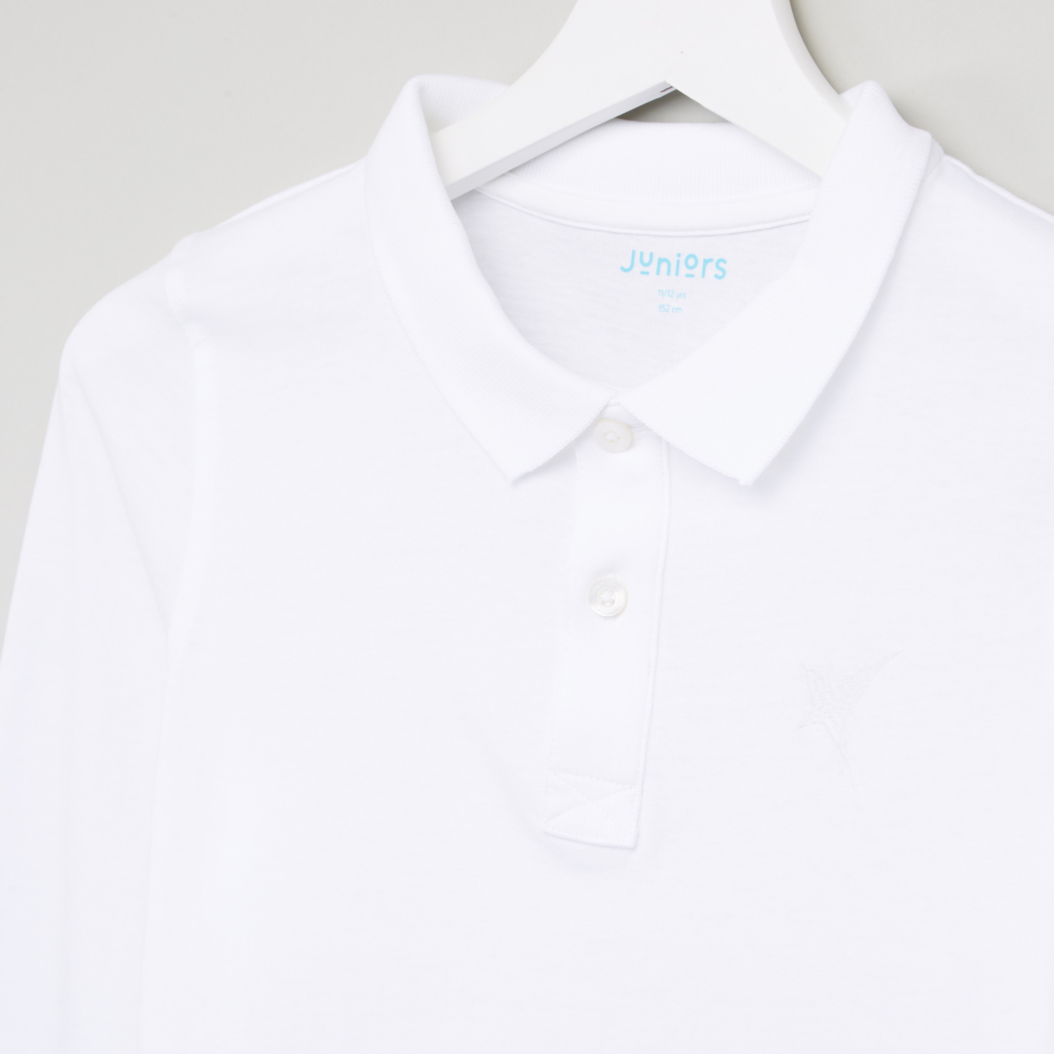 تيشيرت بياقة بولو وأكمام طويلة من جونيورز-boys-clothing-schoolwear-tshirtsandpolos-image-2