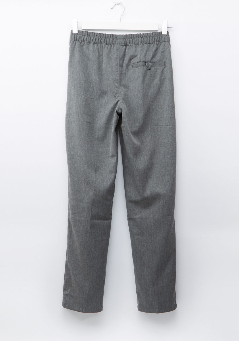 Juniors Trousers with Elasticised Waistband and Pocket Detail-Pants-image-1