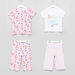 Juniors Printed Short Sleeves T-shirt and Pyjamas - Set of 2-Clothes Sets-thumbnail-0