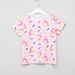 Juniors Printed Short Sleeves T-shirt and Pyjamas - Set of 2-Clothes Sets-thumbnail-1