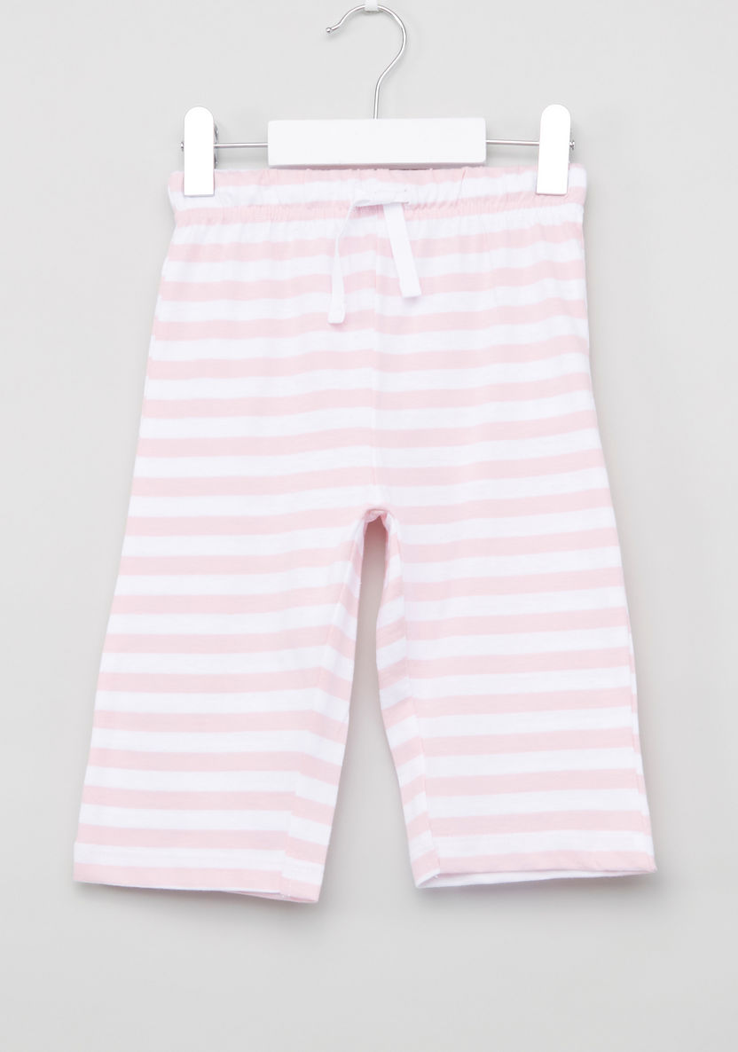 Juniors Printed Short Sleeves T-shirt and Pyjamas - Set of 2-Clothes Sets-image-9