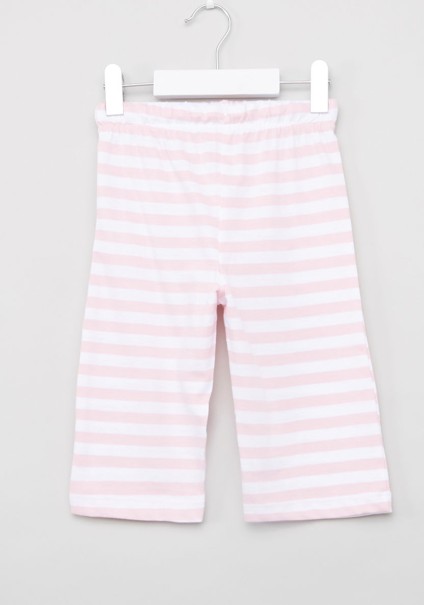 Juniors Printed Short Sleeves T-shirt and Pyjamas - Set of 2-Clothes Sets-image-10