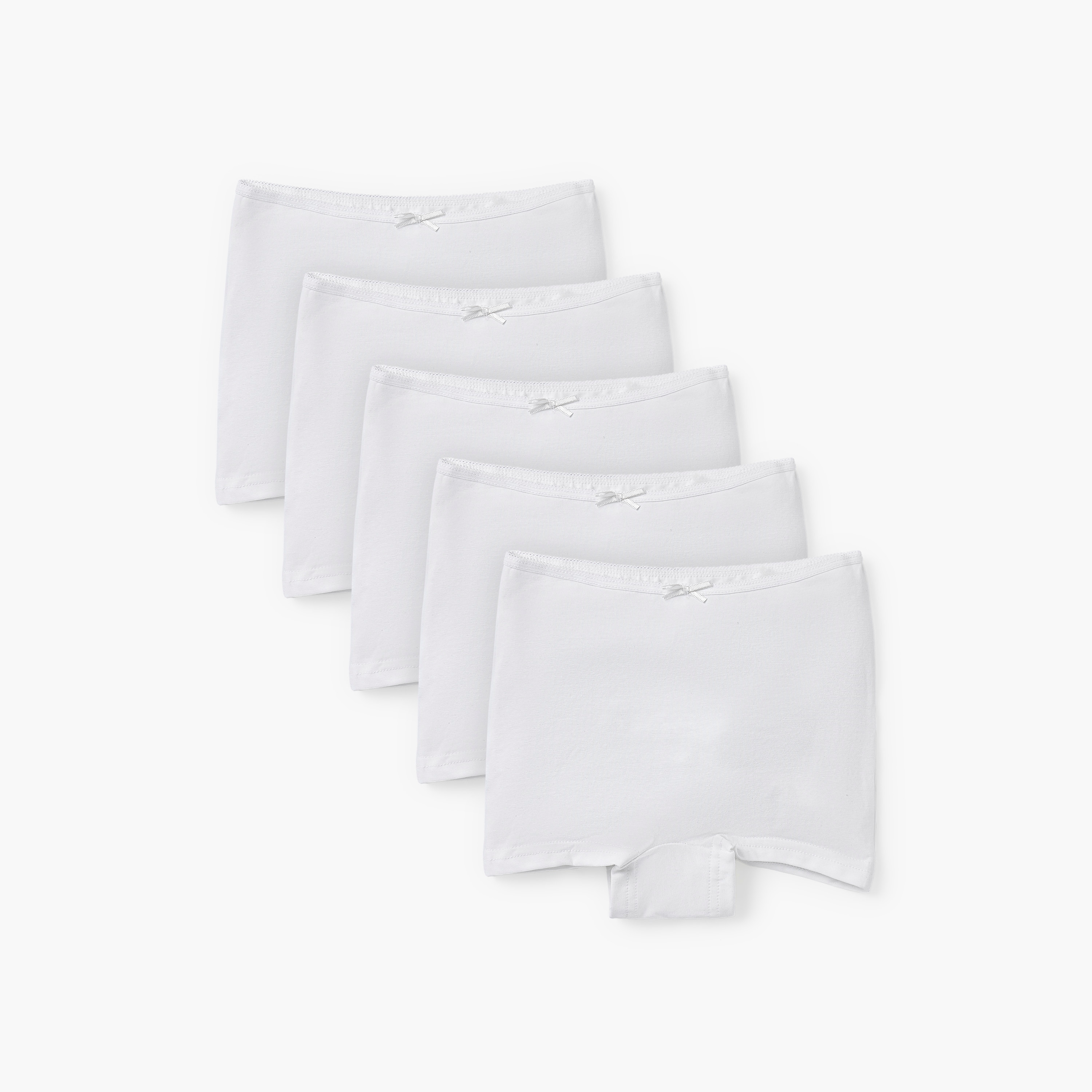 Juniors Solid 5-Piece Boxer Set-girls-clothing-multipacks-image-1