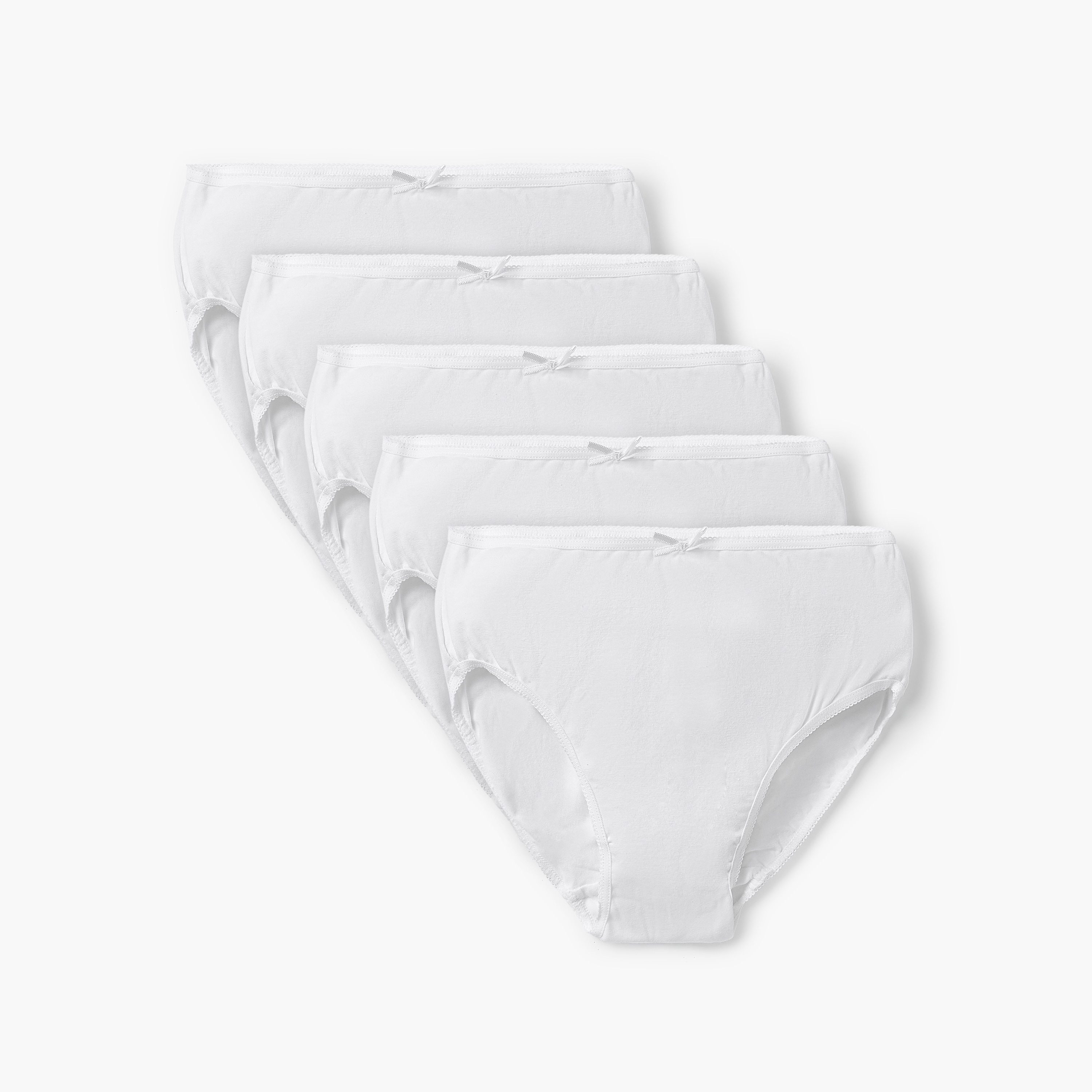 Juniors Solid 5-Piece Brief Set-girls-clothing-multipacks-image-1