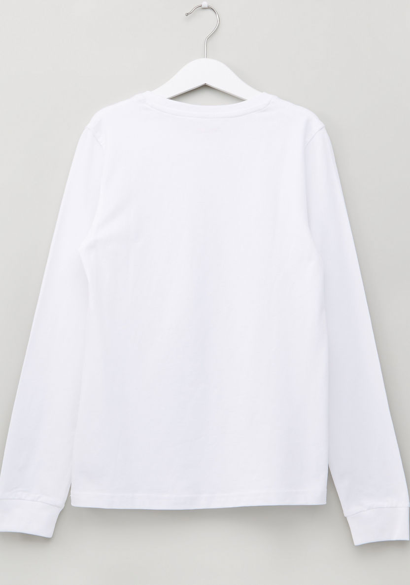 Juniors Crew Neck Long Sleeves T-shirt - Set of 2-T Shirts-image-3