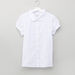 Juniors Short Sleeves Shirt with Button Closure-Blouses-thumbnail-0