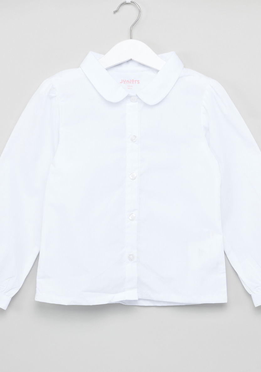 Juniors Long Sleeves Shirt-Blouses-image-1