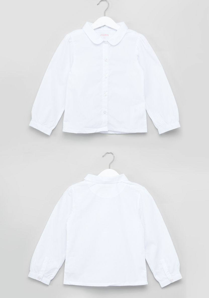Juniors Long Sleeves Shirt-Blouses-image-0