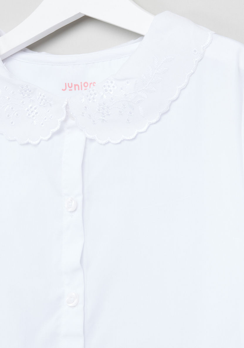 Juniors Long Sleeves Shirt-Blouses-image-1
