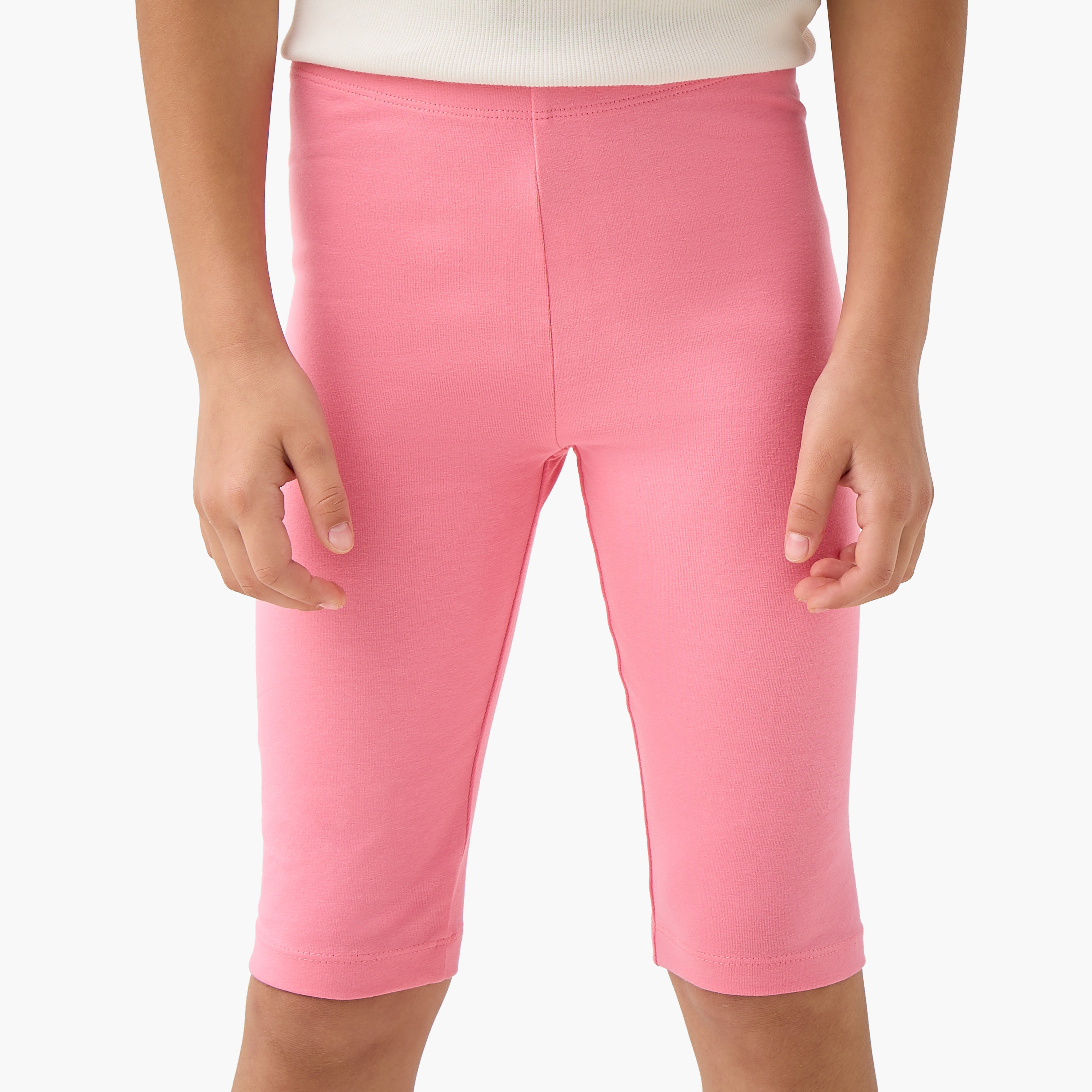 Juniors Elasticised Waistband Shorts-girls-clothing-bottoms-shorts-image-6