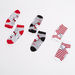 Giggles Hello Kitty Printed Ankle Socks - Set of 3-Socks-thumbnail-1