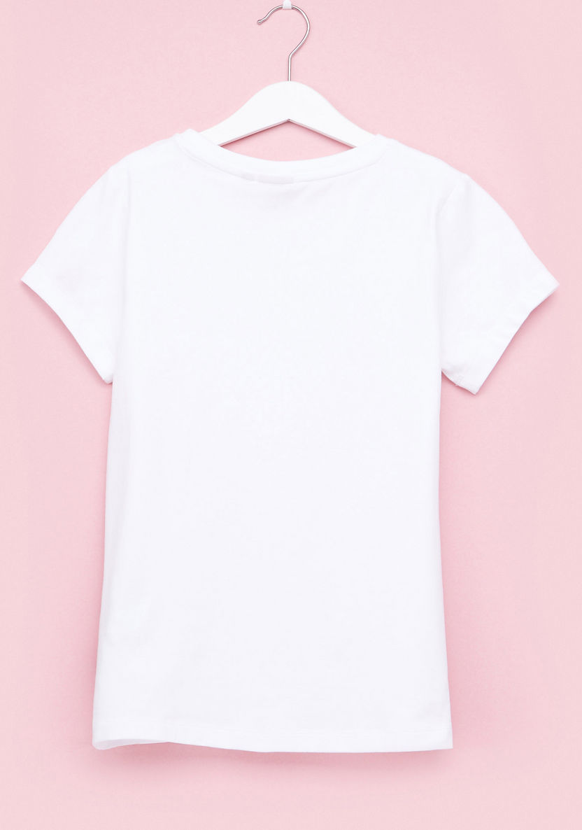 Hello Kitty Crew Neck Short Sleeves T-shirt-T Shirts-image-2