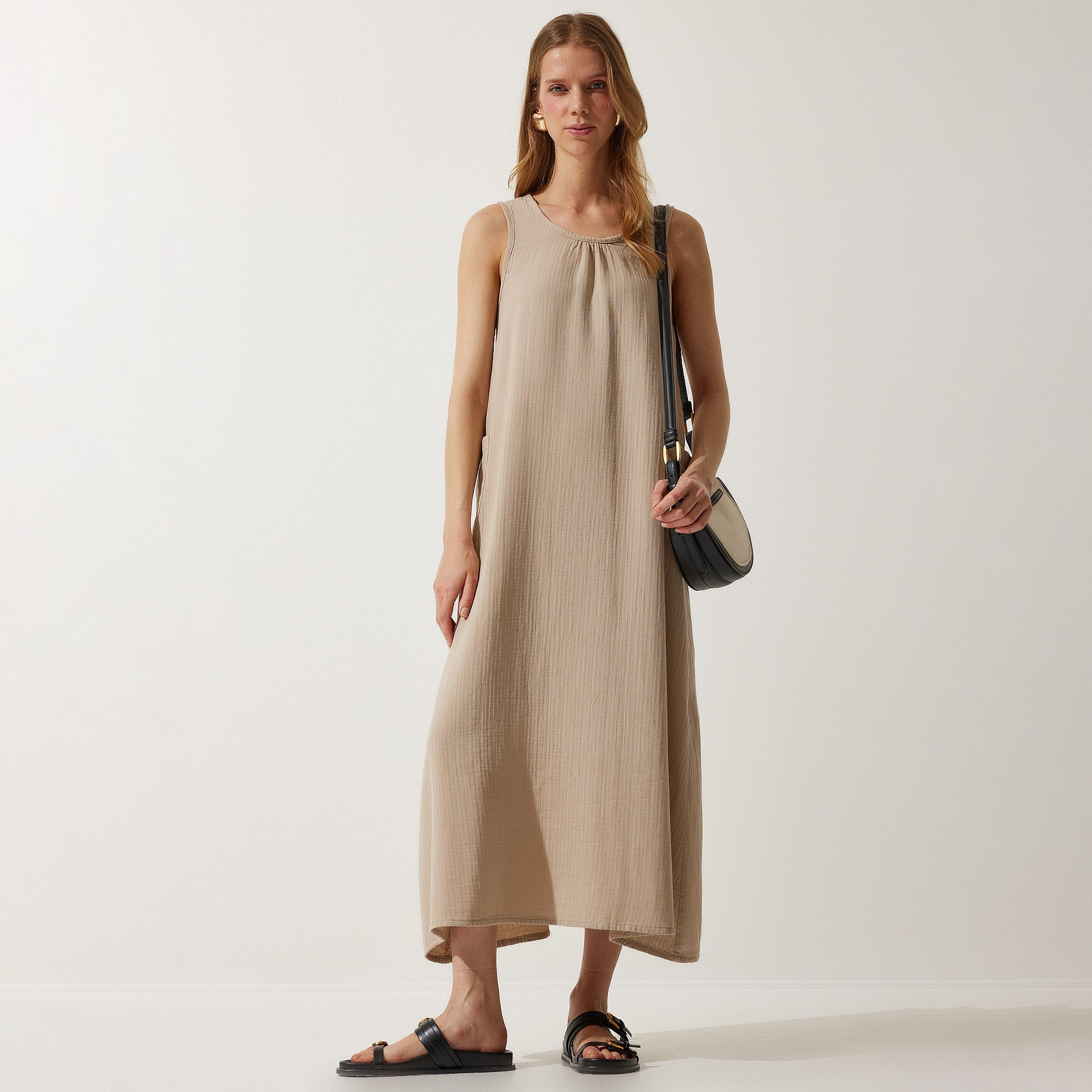 فستان موسلين ماكسي نسائي من إسطنبول ذو نسيج السعادة-women-clothing-dresses-image-1