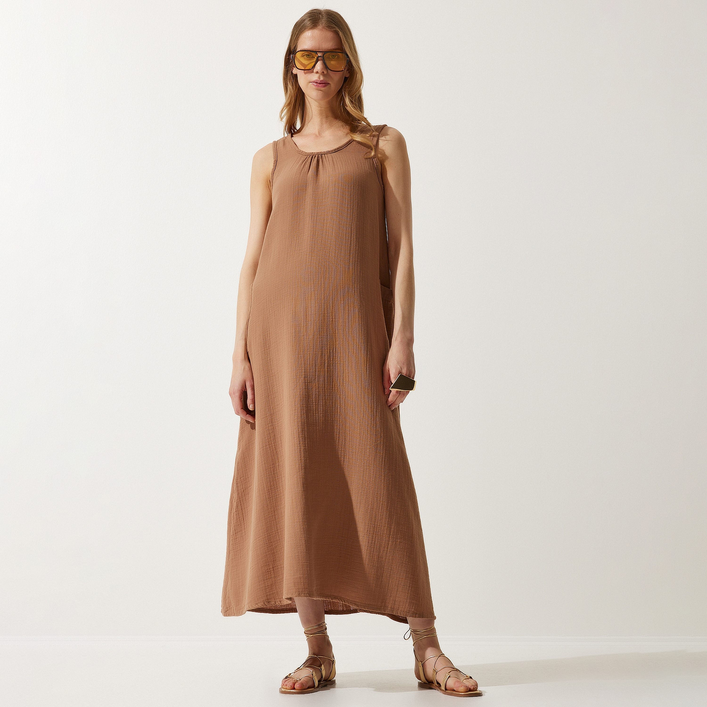 فستان موسلين ماكسي نسائي من إسطنبول ذو نسيج السعادة-women-clothing-dresses-image-6