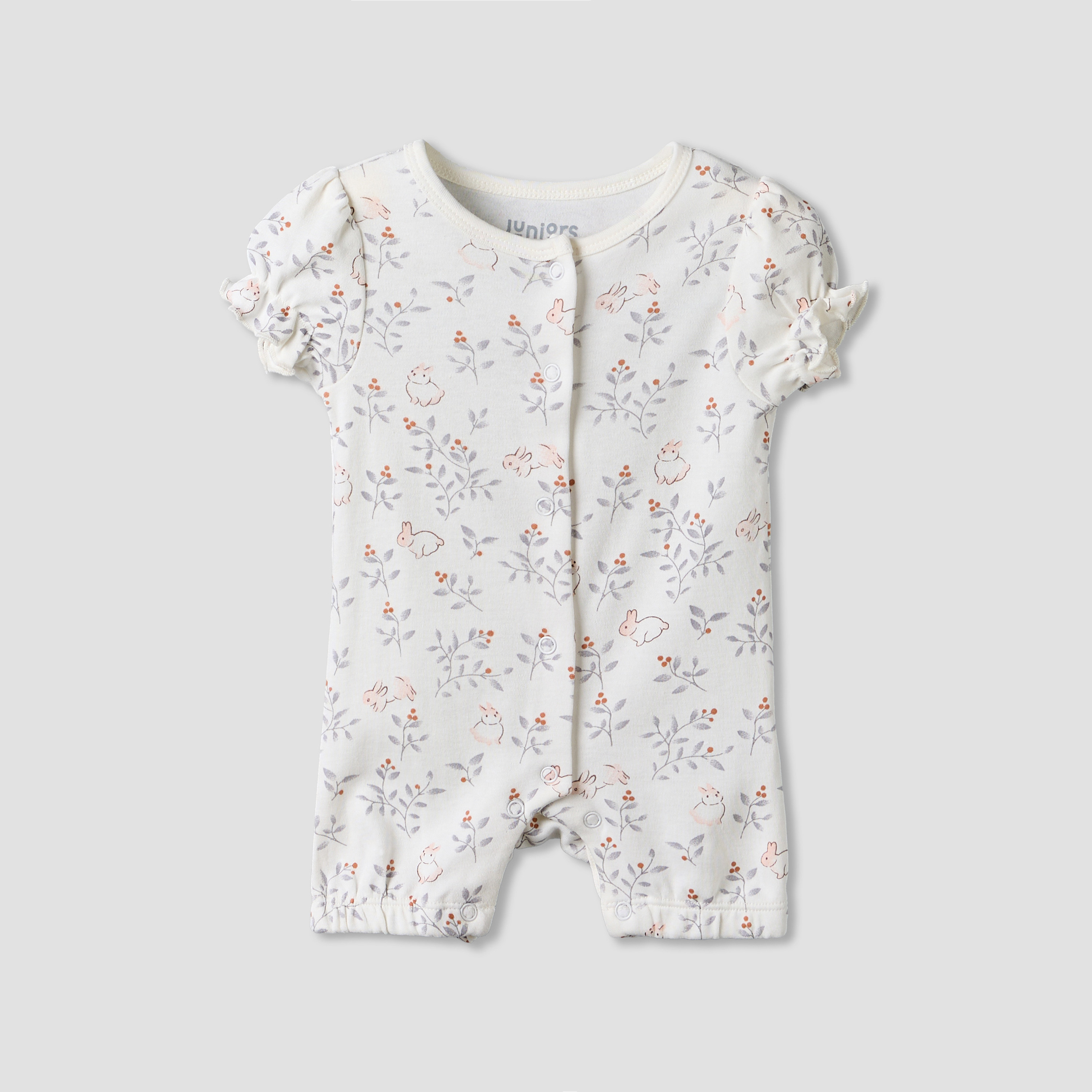Set of 2 Juniors Round Neck Sleepsuit with Romper-baby-girls-clothing-nightwear-sleepsuits-image-2
