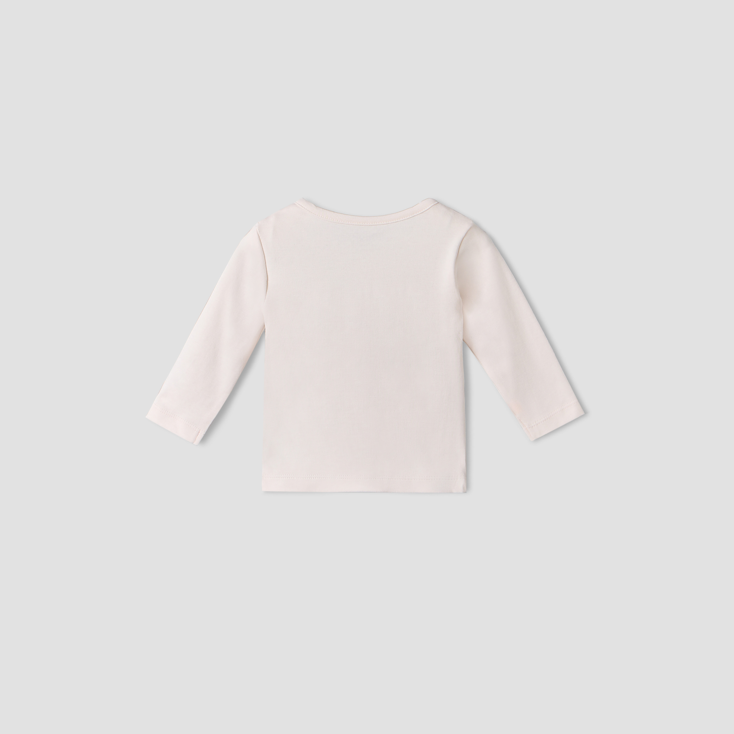 طقم بيجاما قطن بياقة مستديرة وأكمام طويلة وطبعات أرنب من جونيورز - قطعتين-baby-girls-clothing-nightwear-pyjamasets-image-5