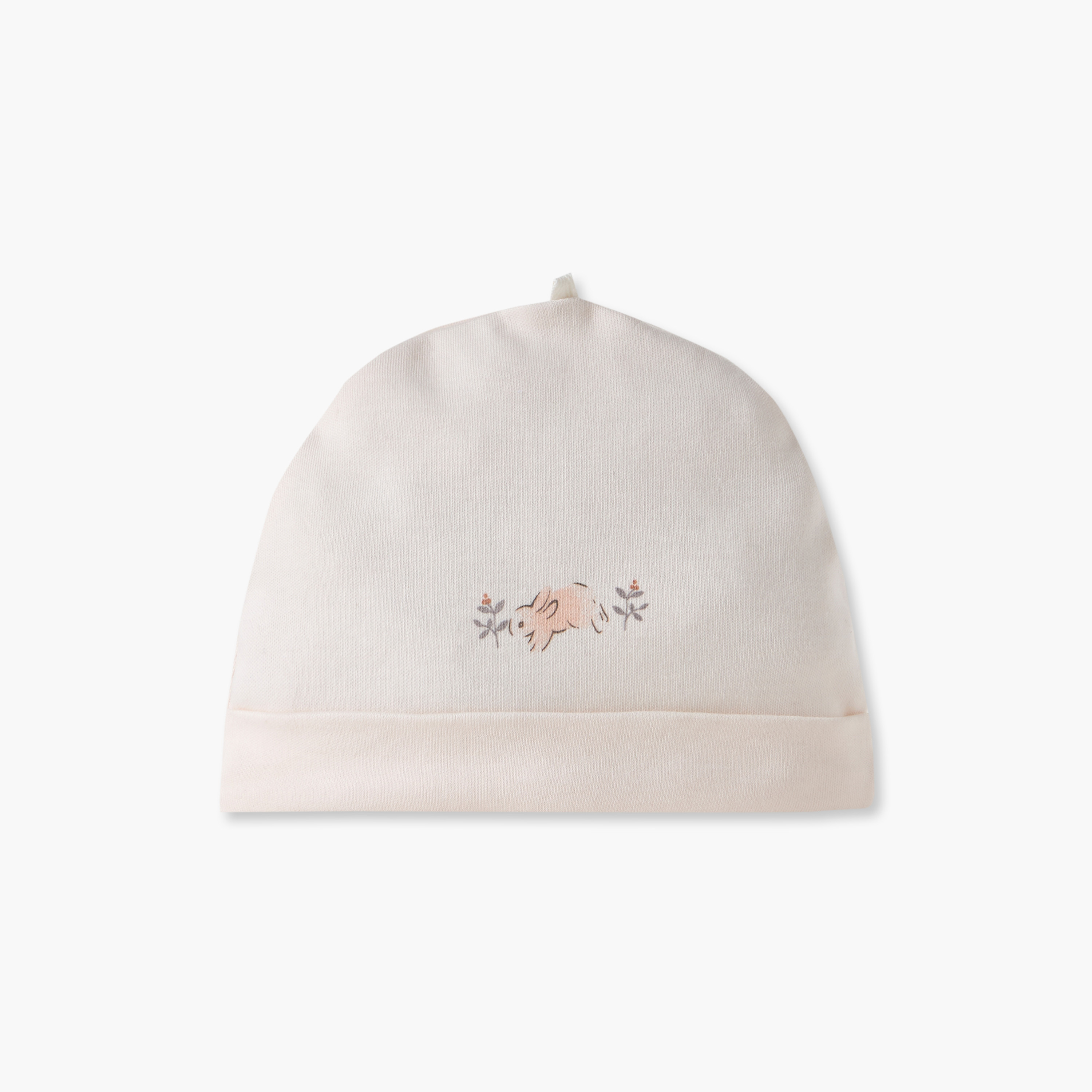 Pack of 2 Juniors Cap with Bunny Print-baby-girls-accessories-caps-image-4