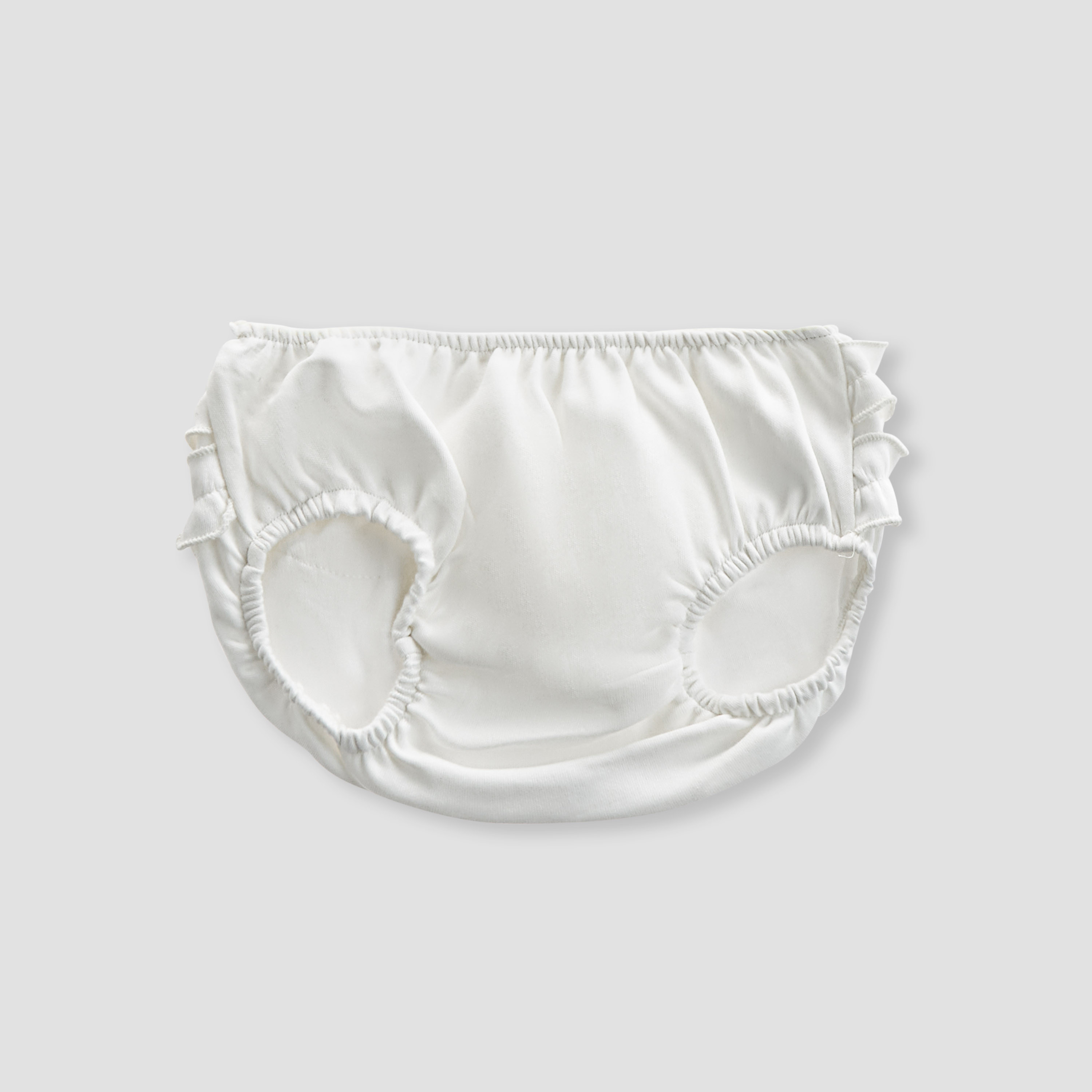 Set of 3, Juniors Cotton Girls Briefs with Frill Detail-baby-girls-clothing-innerwear-image-3