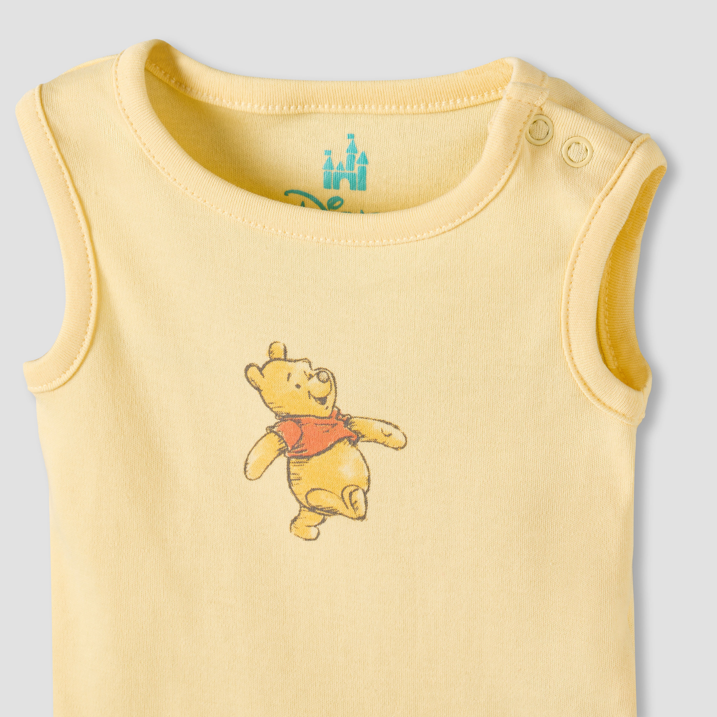Pack of 3 Disney Round Neck Sleeveless Bodysuit with Winnie the Pooh Print-baby-boys-clothing-bodysuits-image-6