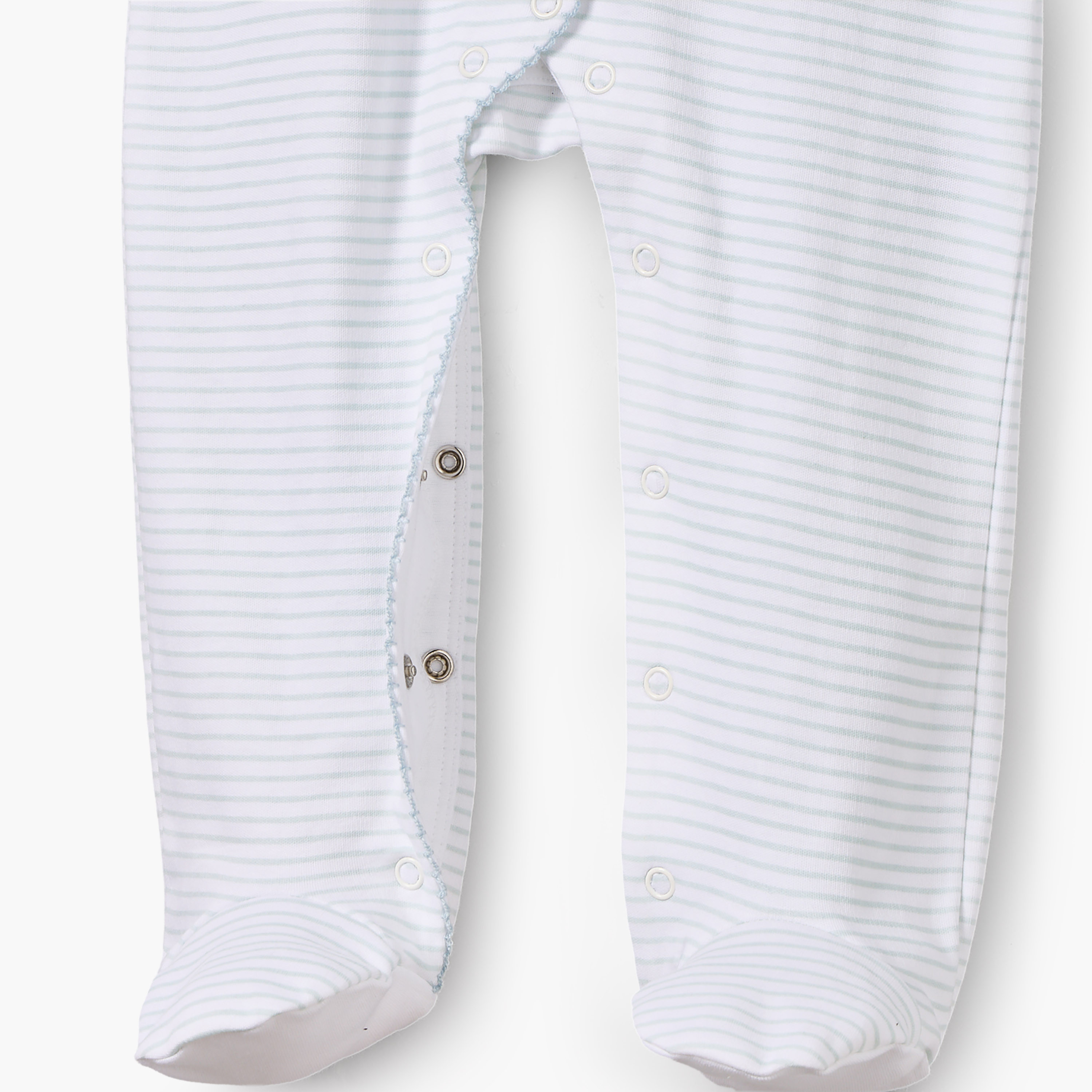 بدلة نوم قطن بأكمام طويلة وياقة ضيقة بطبعات عالم البحار من جونيورز-baby-girls-clothing-nightwear-sleepsuits-image-5