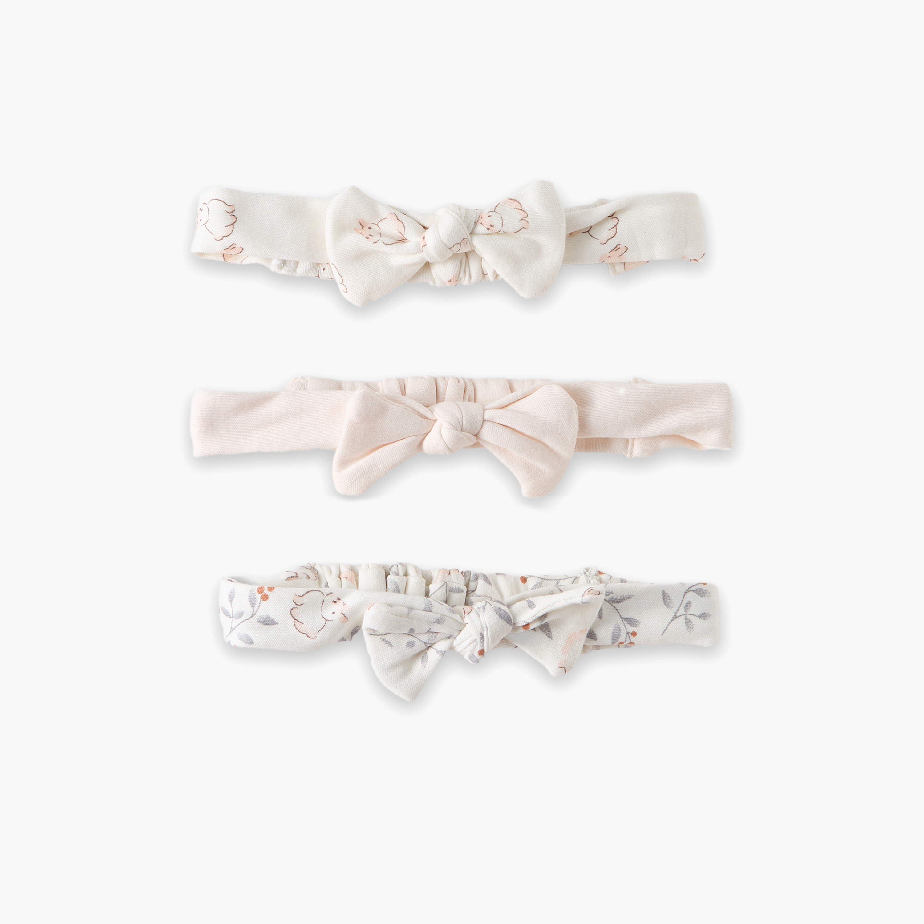 Pack of 3 Juniors Headband with Bow Accent-baby-girls-accessories-hairaccessories-image-1