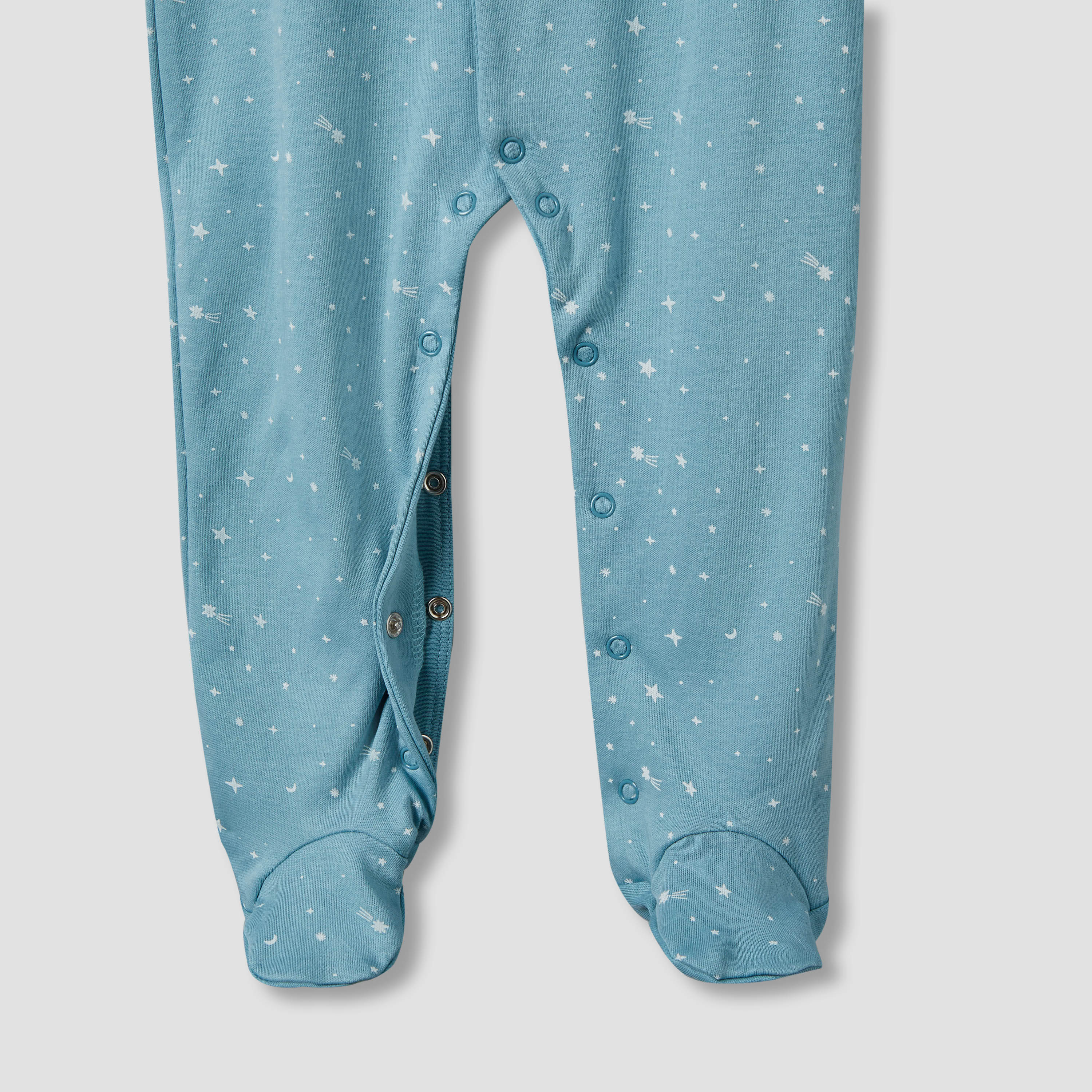 Pack of 2 Juniors Cotton Long Sleeves Sleepsuit with Space Print-baby-boys-clothing-nightwear-sleepsuits-image-6