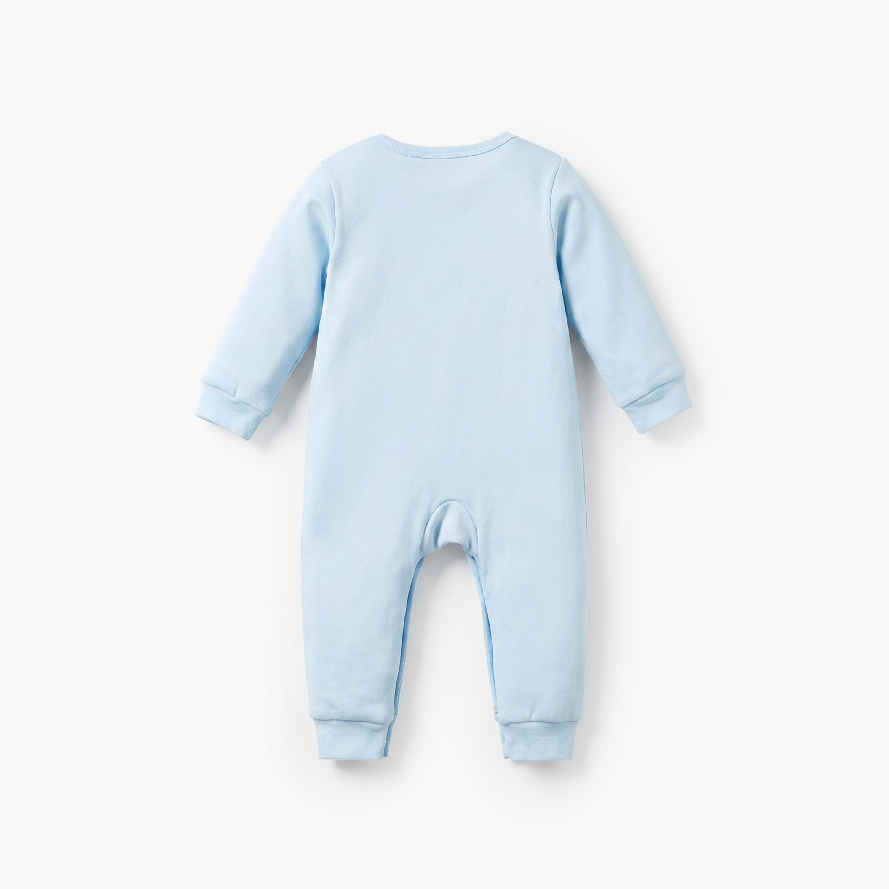 Set of 2 Juniors Crew Neck Long Sleeves Sleepsuit with Romper-baby-boys-clothing-nightwear-sleepsuits-image-4