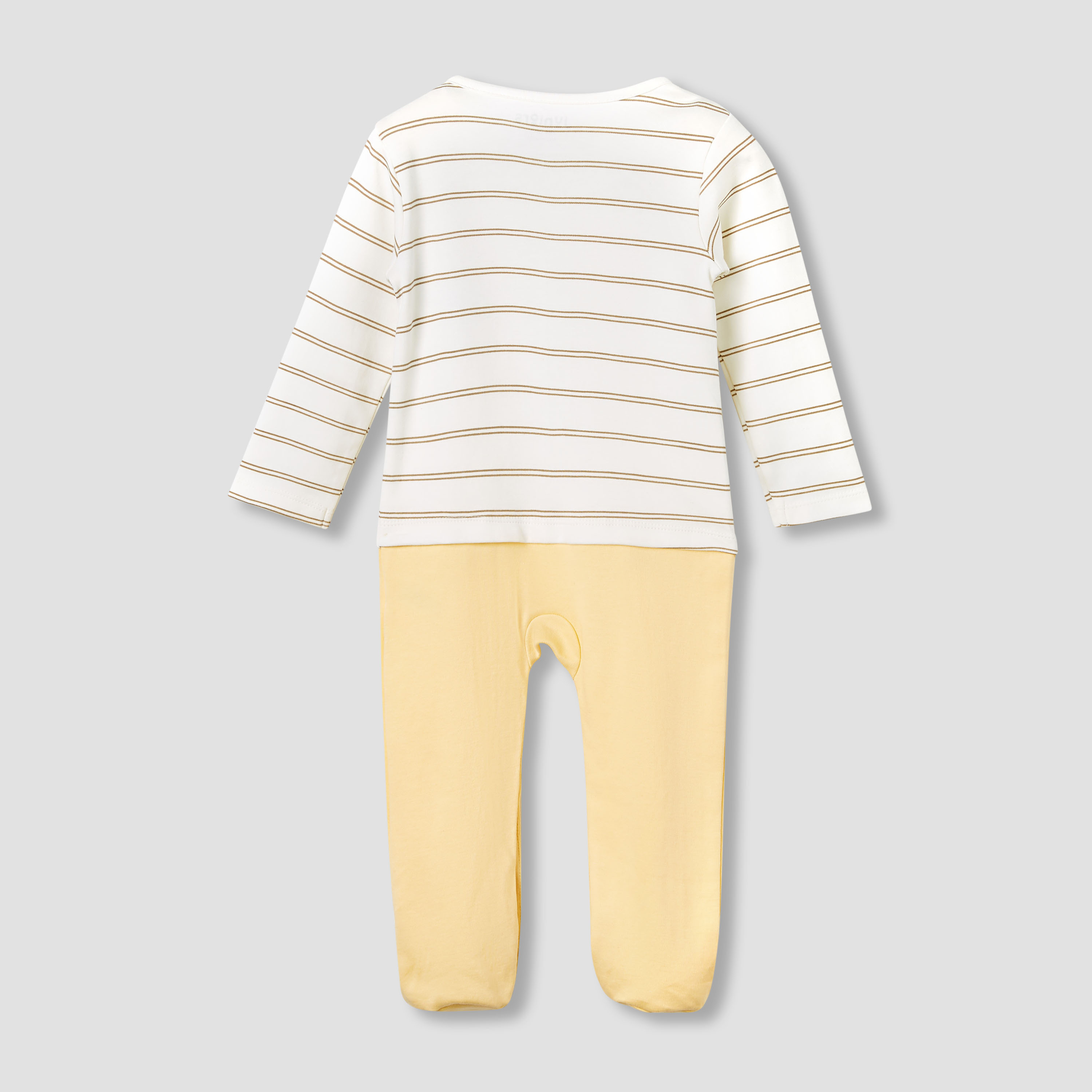 Juniors Striped Sleepsuit with Pocket-baby-boys-clothing-nightwear-sleepsuits-image-3