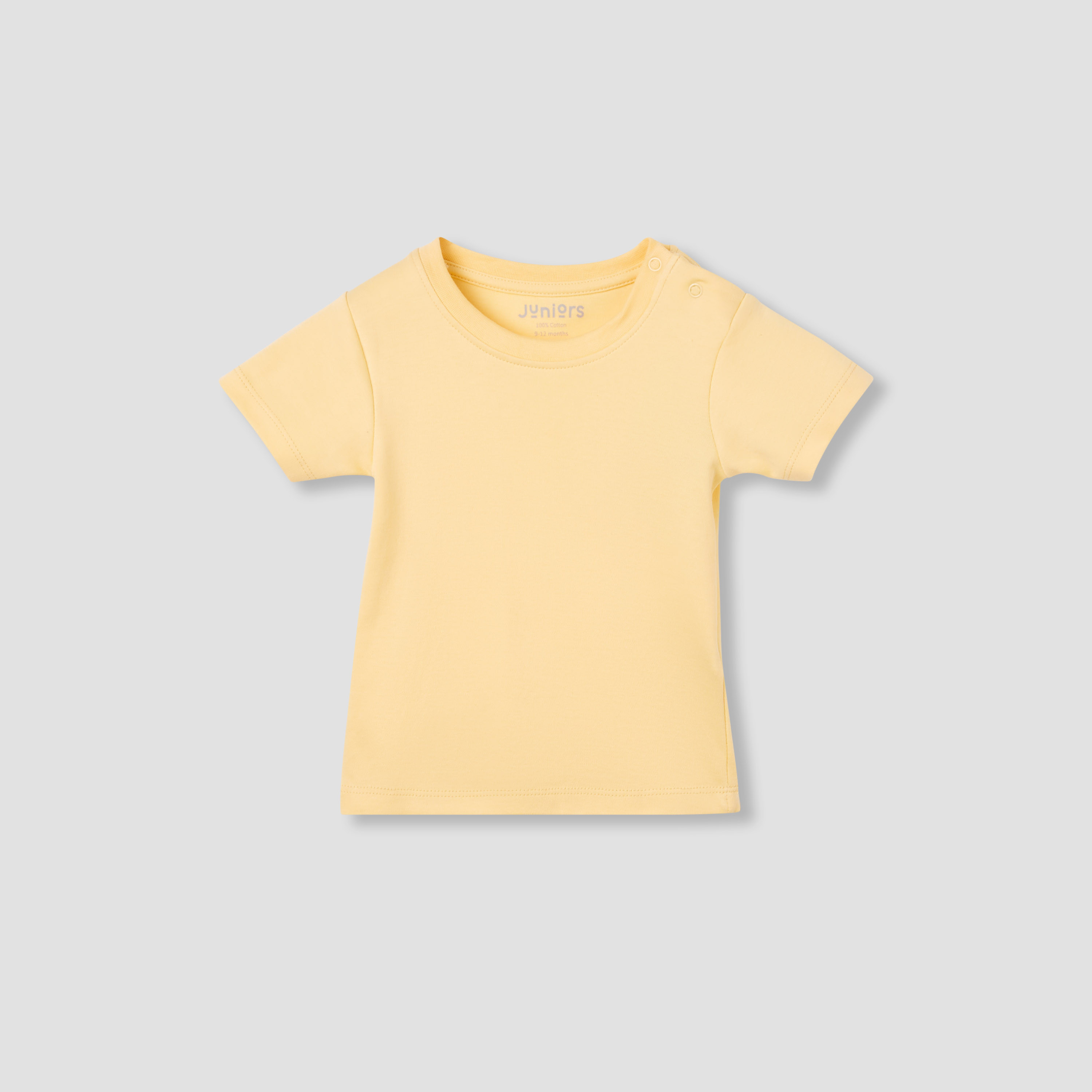 طقم دنغري مخطط وتيشيرت سادة من جونيورز-baby-boys-clothing-rompers-image-4