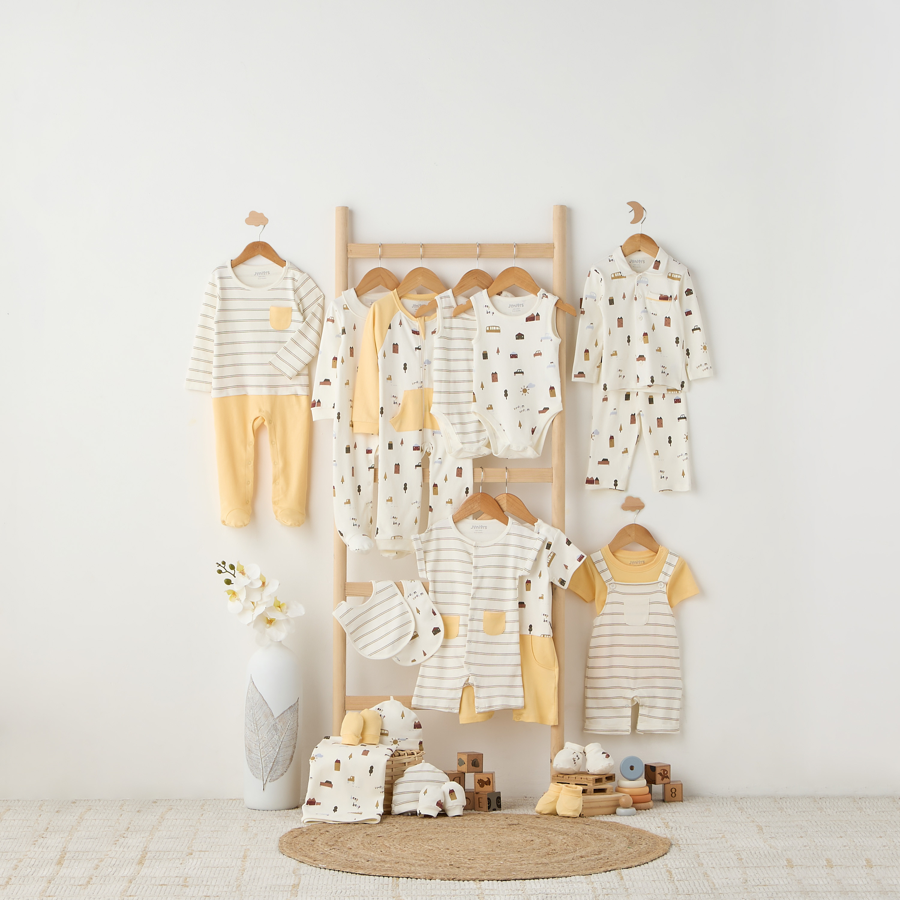 Juniors Pyjama Set with Farmyard Print – Cotton – Long Sleeve – Collared Neck-baby-boys-clothing-nightwear-pyjamasets-image-9