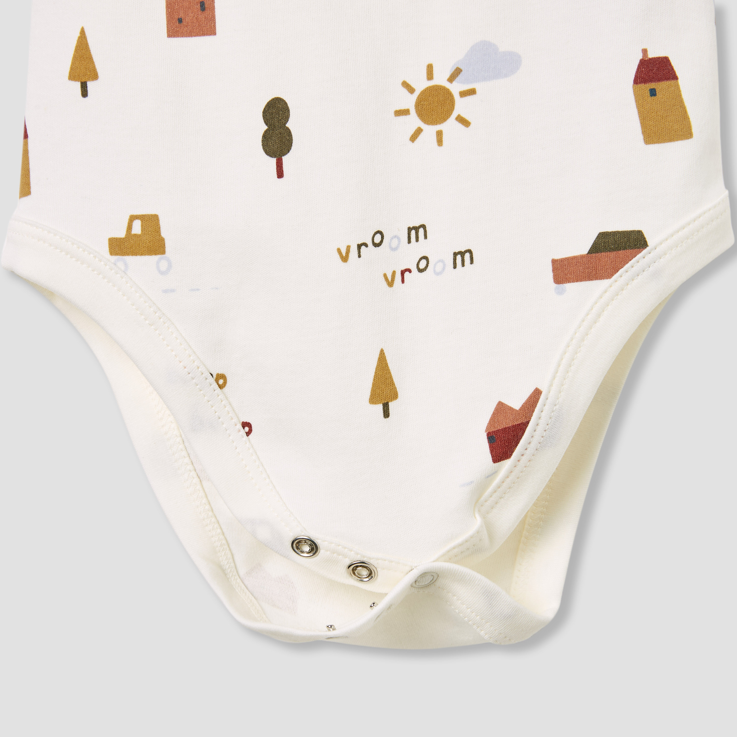 Juniors Printed Sleeveless Bodysuit with Button Closure - Set of 2-baby-boys-clothing-bodysuits-image-6