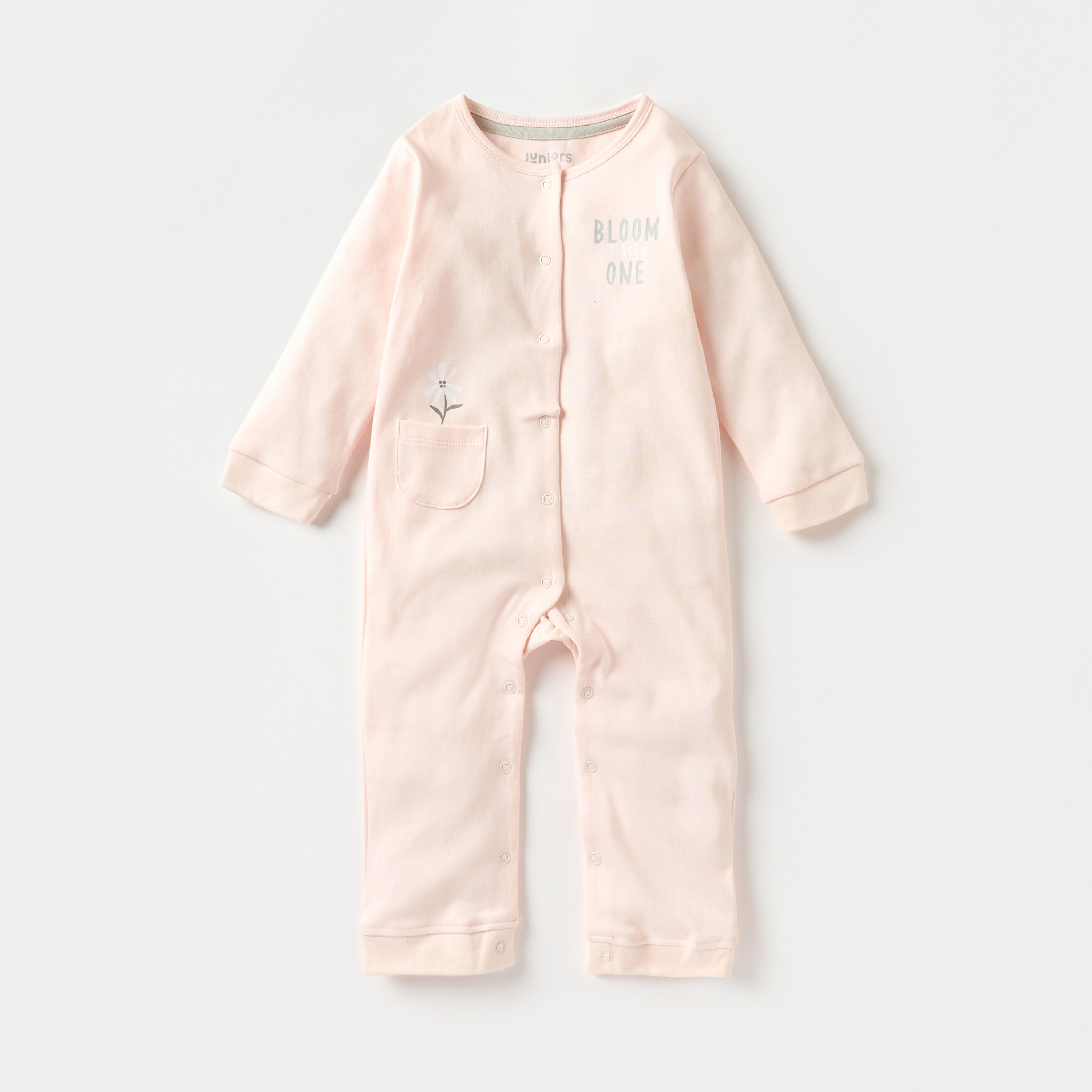 طقم أفرول وبدلة نوم بطبعات قطعتين من جونيورز-baby-girls-clothing-nightwear-sleepsuits-image-2