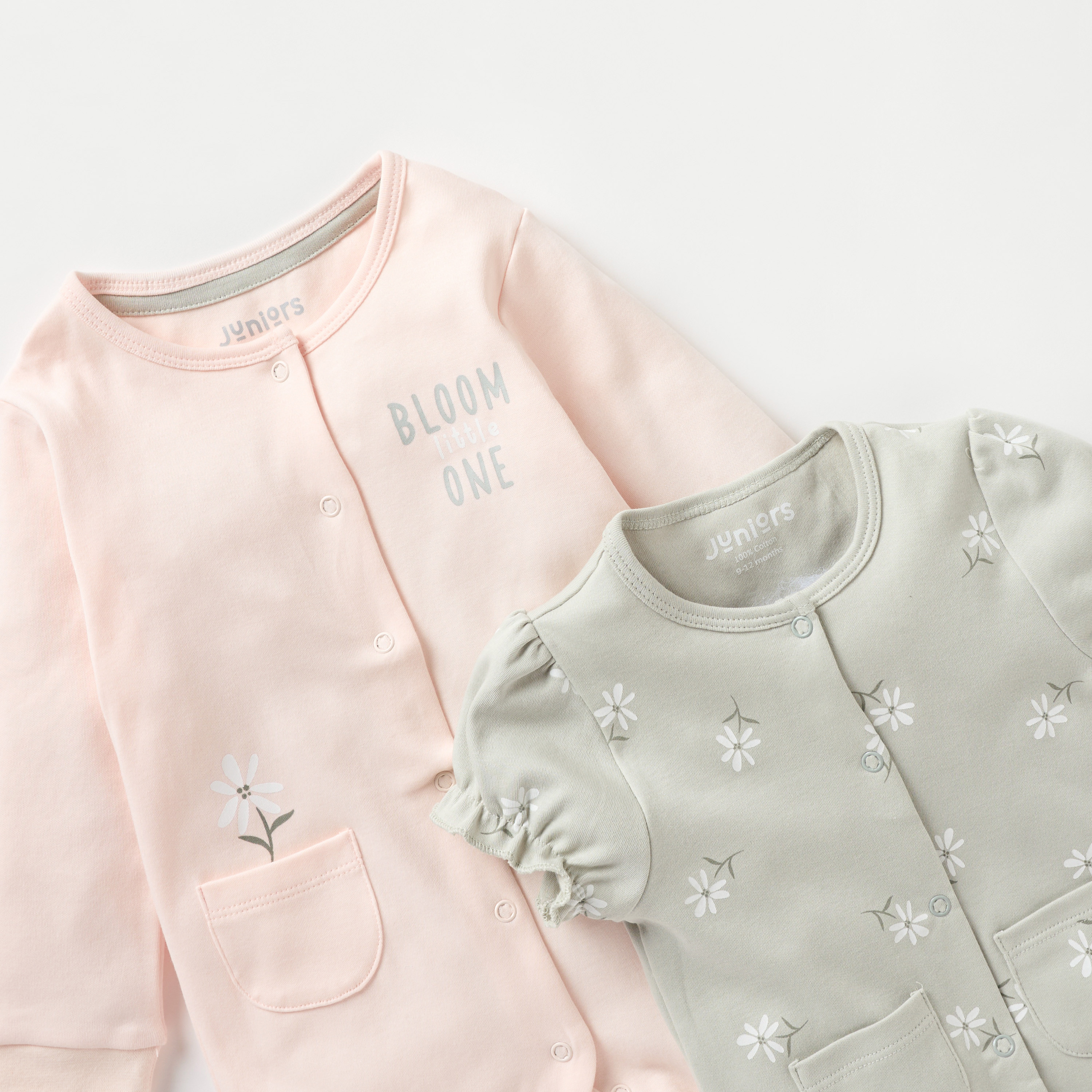 طقم أفرول وبدلة نوم بطبعات قطعتين من جونيورز-baby-girls-clothing-nightwear-sleepsuits-image-4