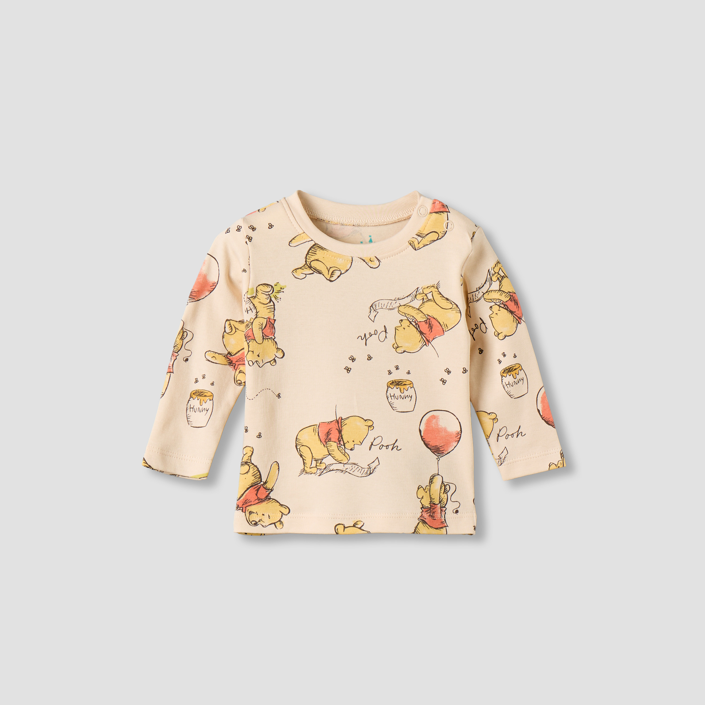 Pack of 2 Disney Cotton Long Sleeves Pyjama Set with Winnie the Pooh Print-baby-boys-clothing-nightwear-pyjamasets-image-5