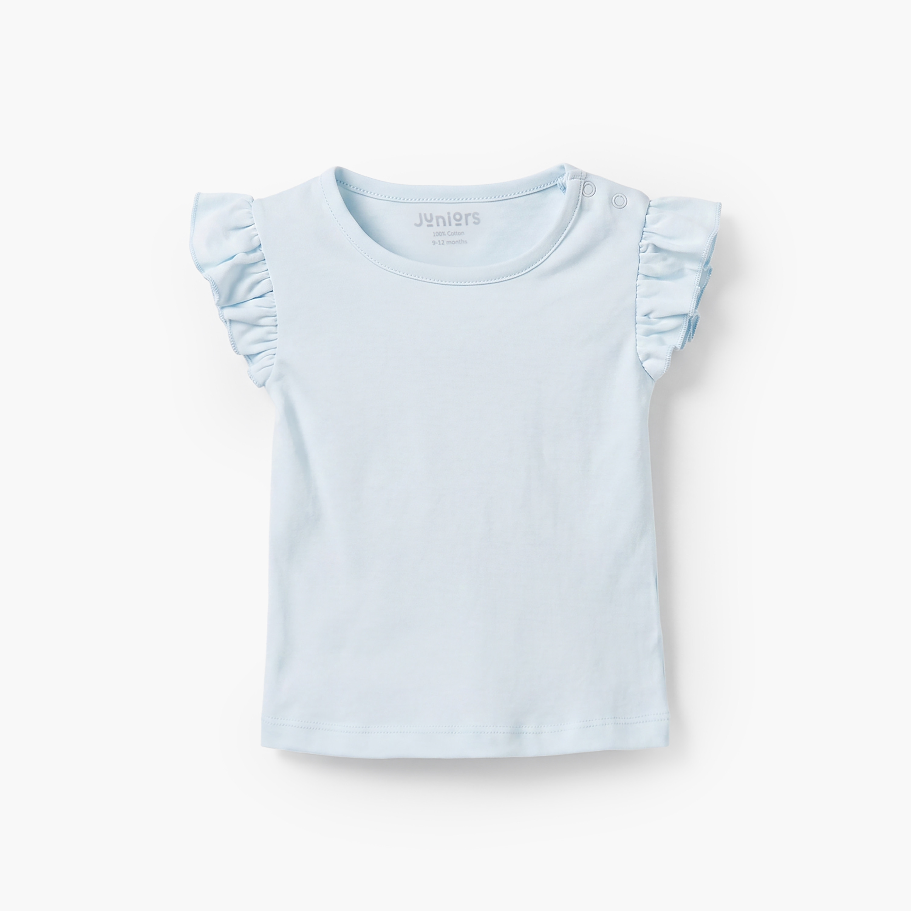 طقم فستان دنغري وبلوزة دون أكمام بياقة ضيقة وطبعات عالم البحار من جونيورز-baby-girls-clothing-setsandcoords-image-4