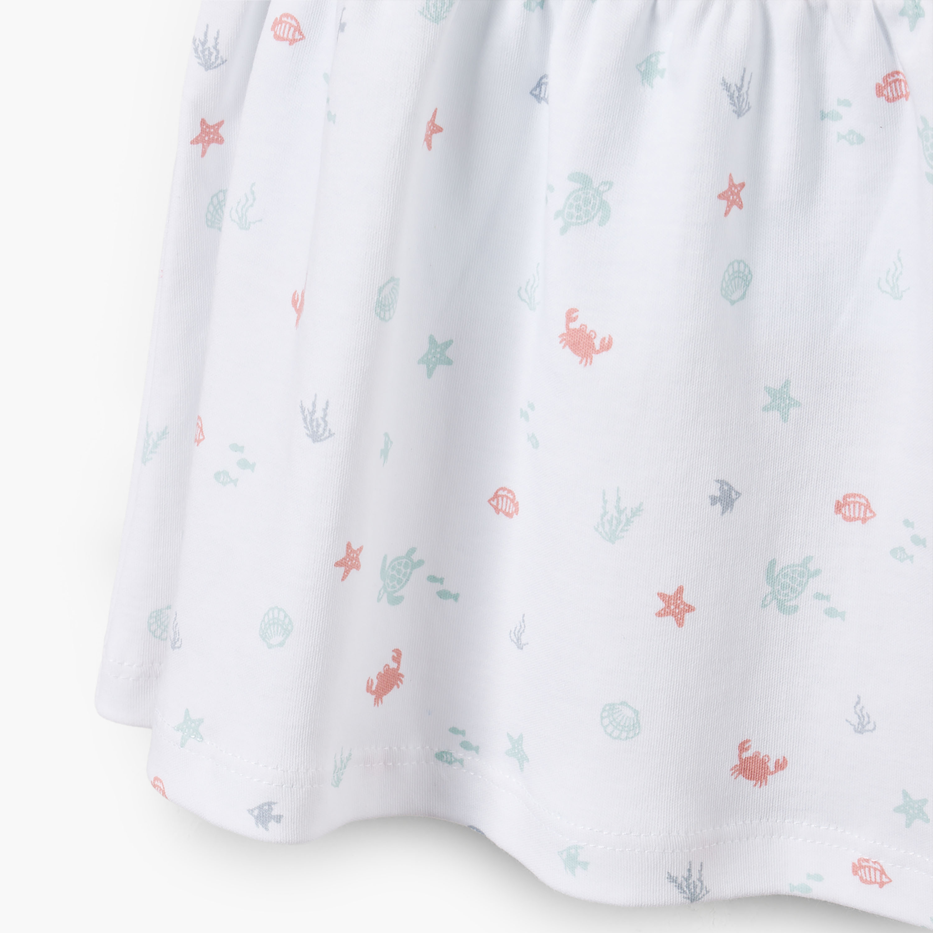 طقم فستان دنغري وبلوزة دون أكمام بياقة ضيقة وطبعات عالم البحار من جونيورز-baby-girls-clothing-setsandcoords-image-7