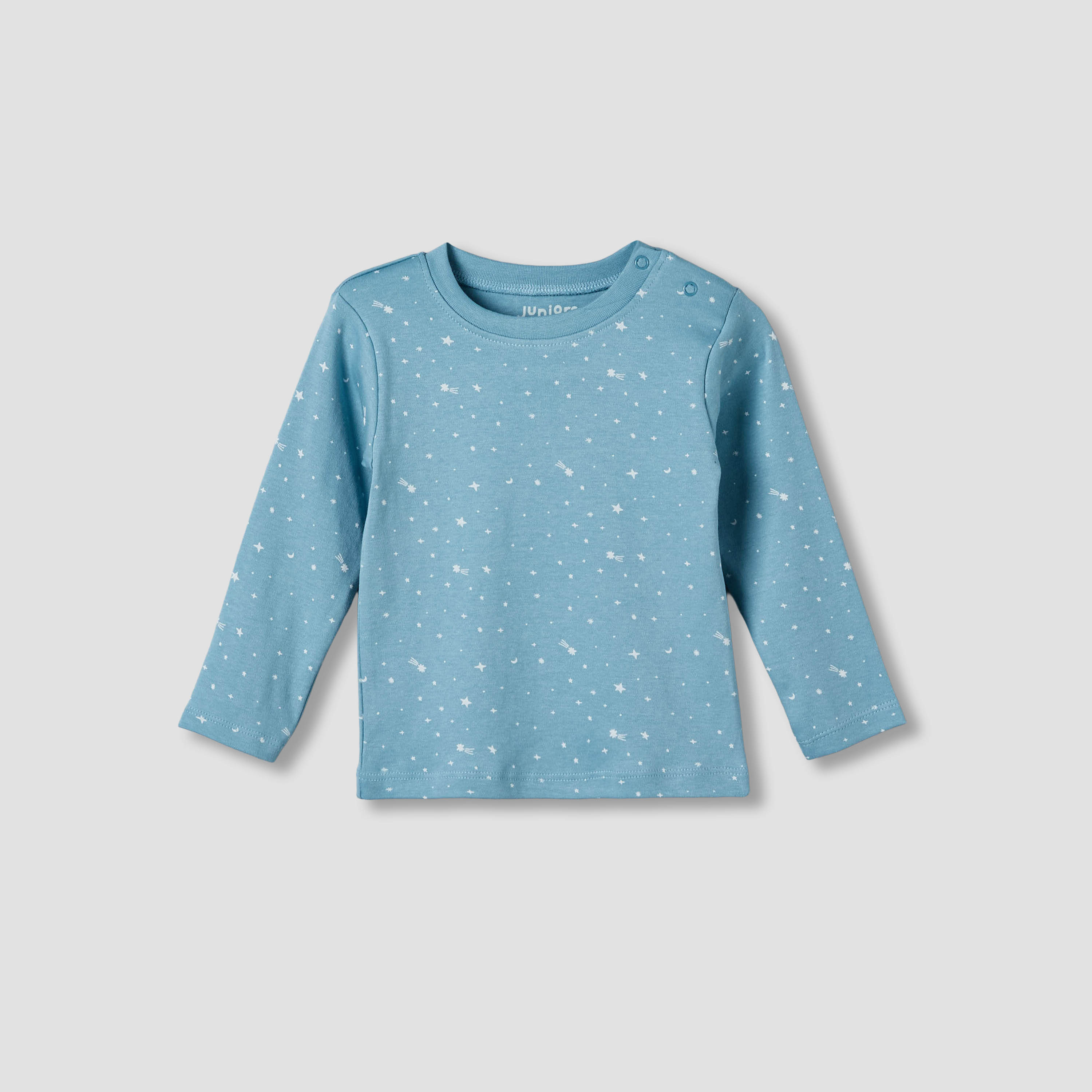 Pack of 2 Juniors Cotton Long Sleeves Pyjama Set with Space Print-baby-boys-clothing-nightwear-pyjamasets-image-5