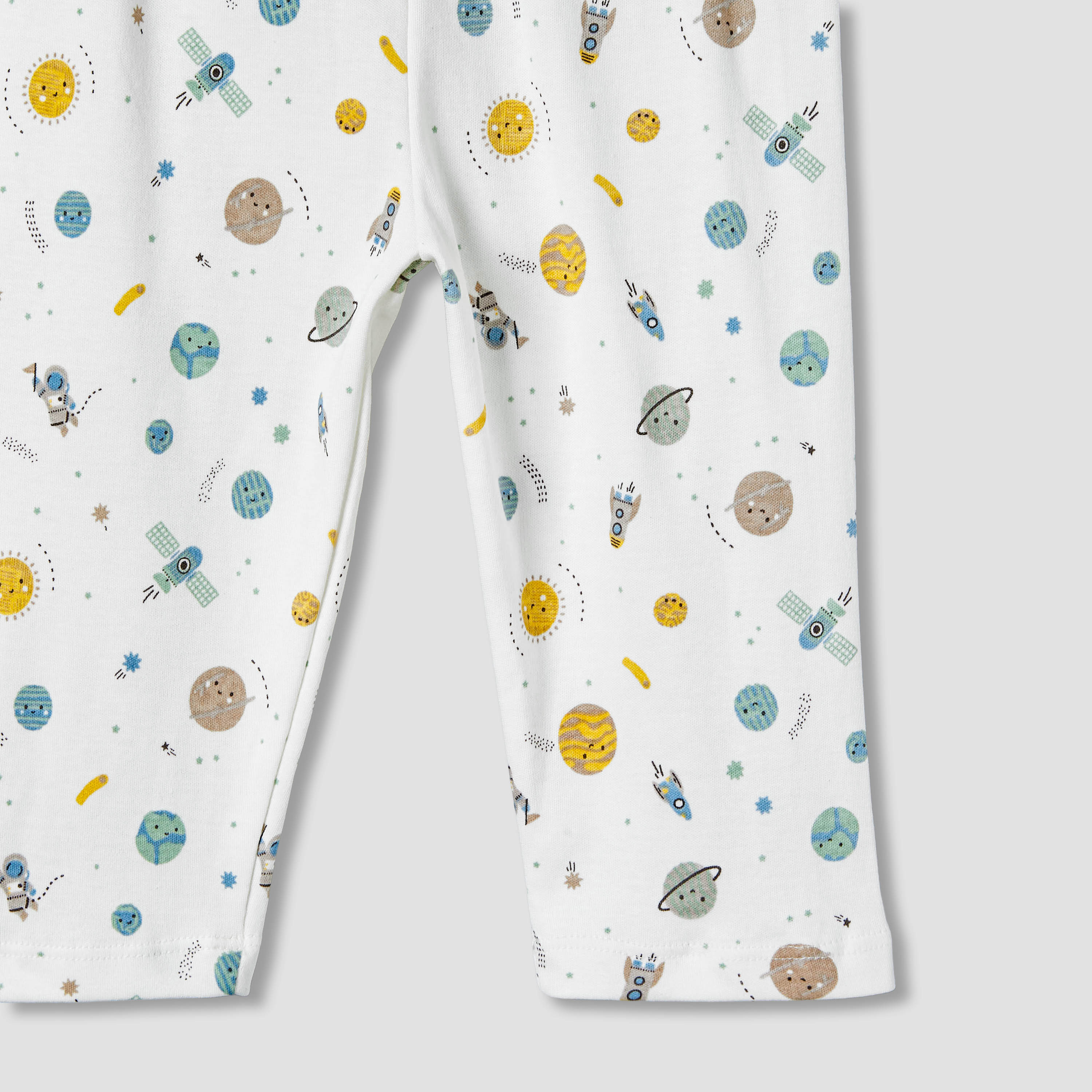 Pack of 2 Juniors Cotton Long Sleeves Pyjama Set with Space Print-baby-boys-clothing-nightwear-pyjamasets-image-10