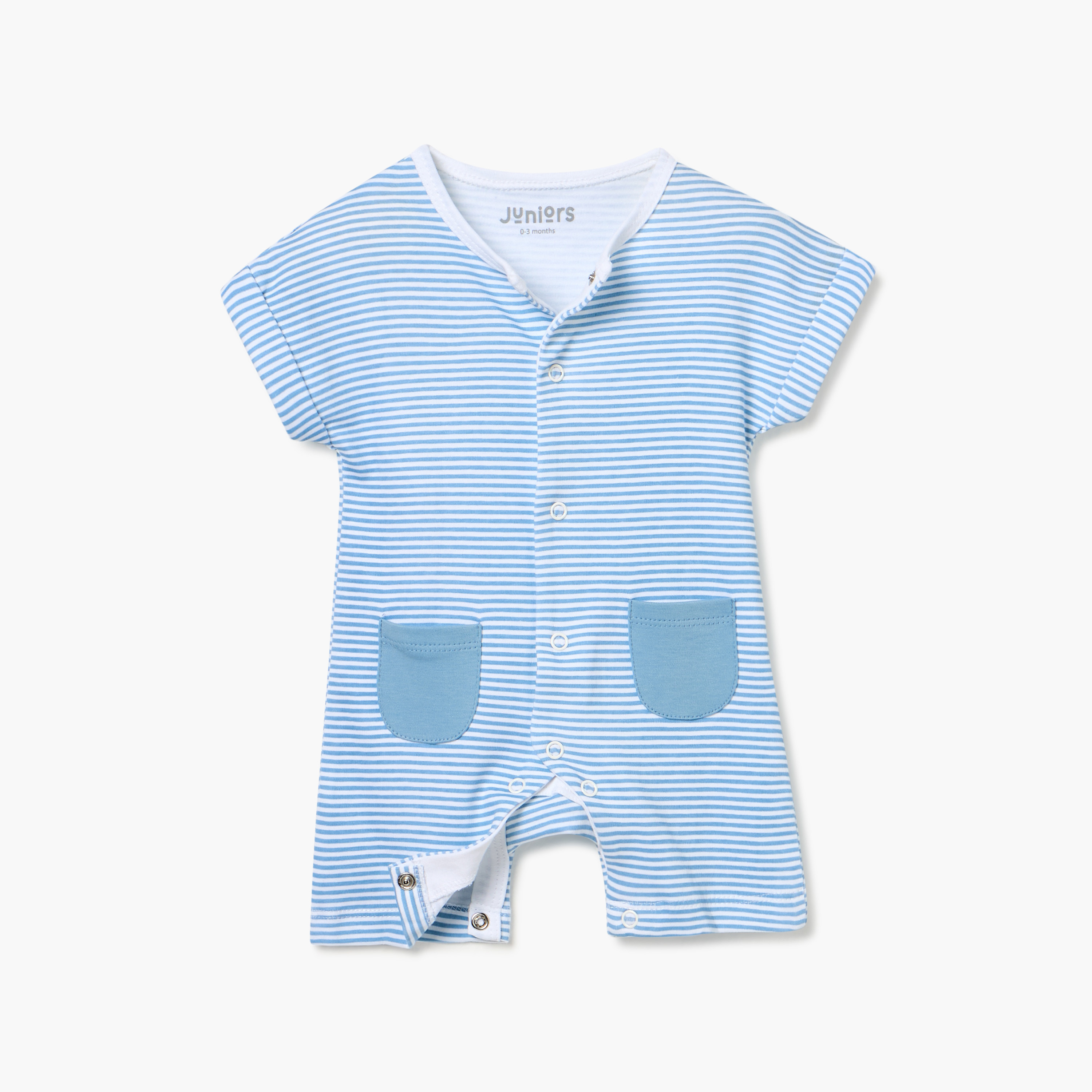 أفرول مخطط بأزرار إغلاق من جونيورز-baby-boys-clothing-rompers-image-5