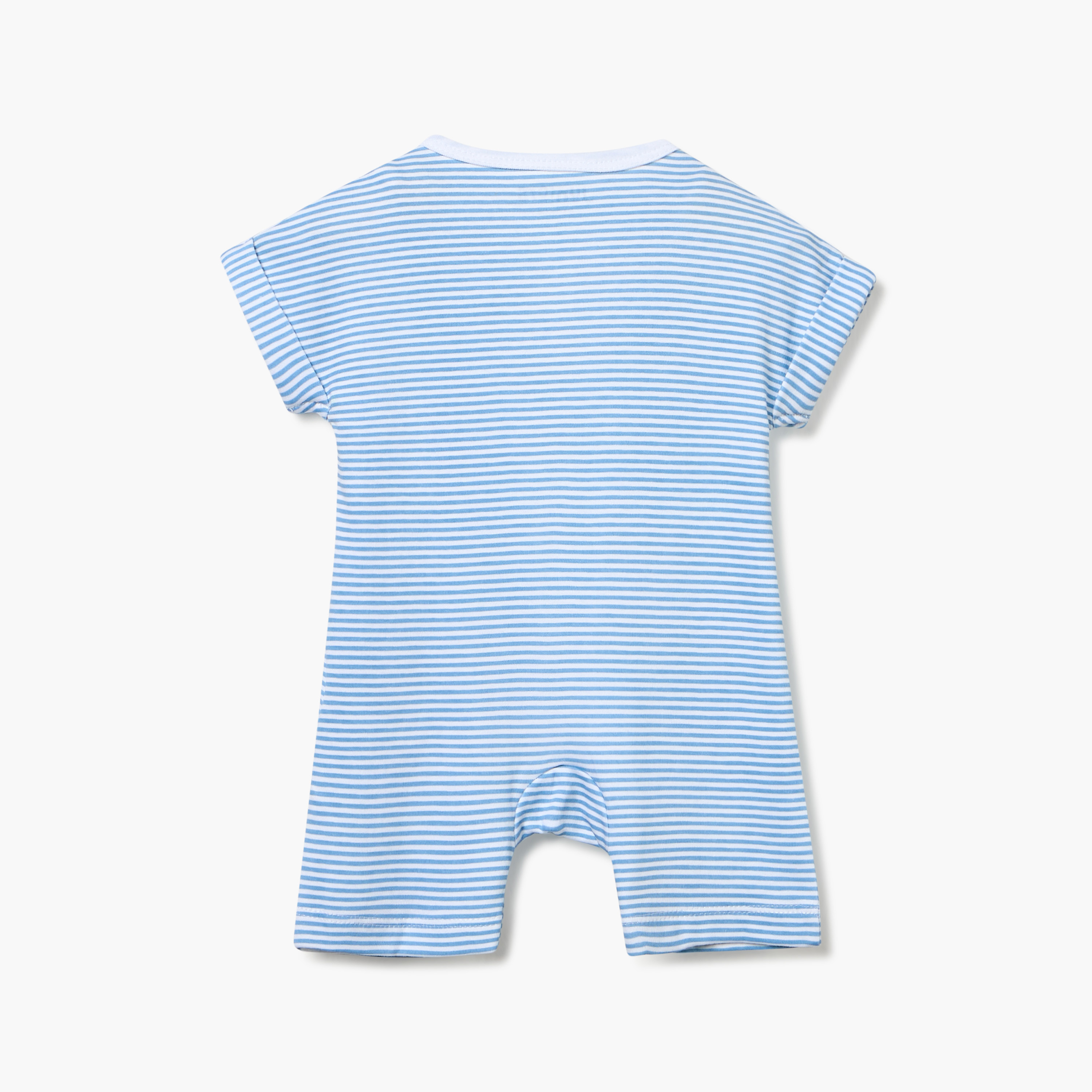 أفرول مخطط بأزرار إغلاق من جونيورز-baby-boys-clothing-rompers-image-4