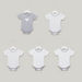 Juniors Printed Bodysuit with Short Sleeves - Set of 5-Bodysuits-thumbnail-0