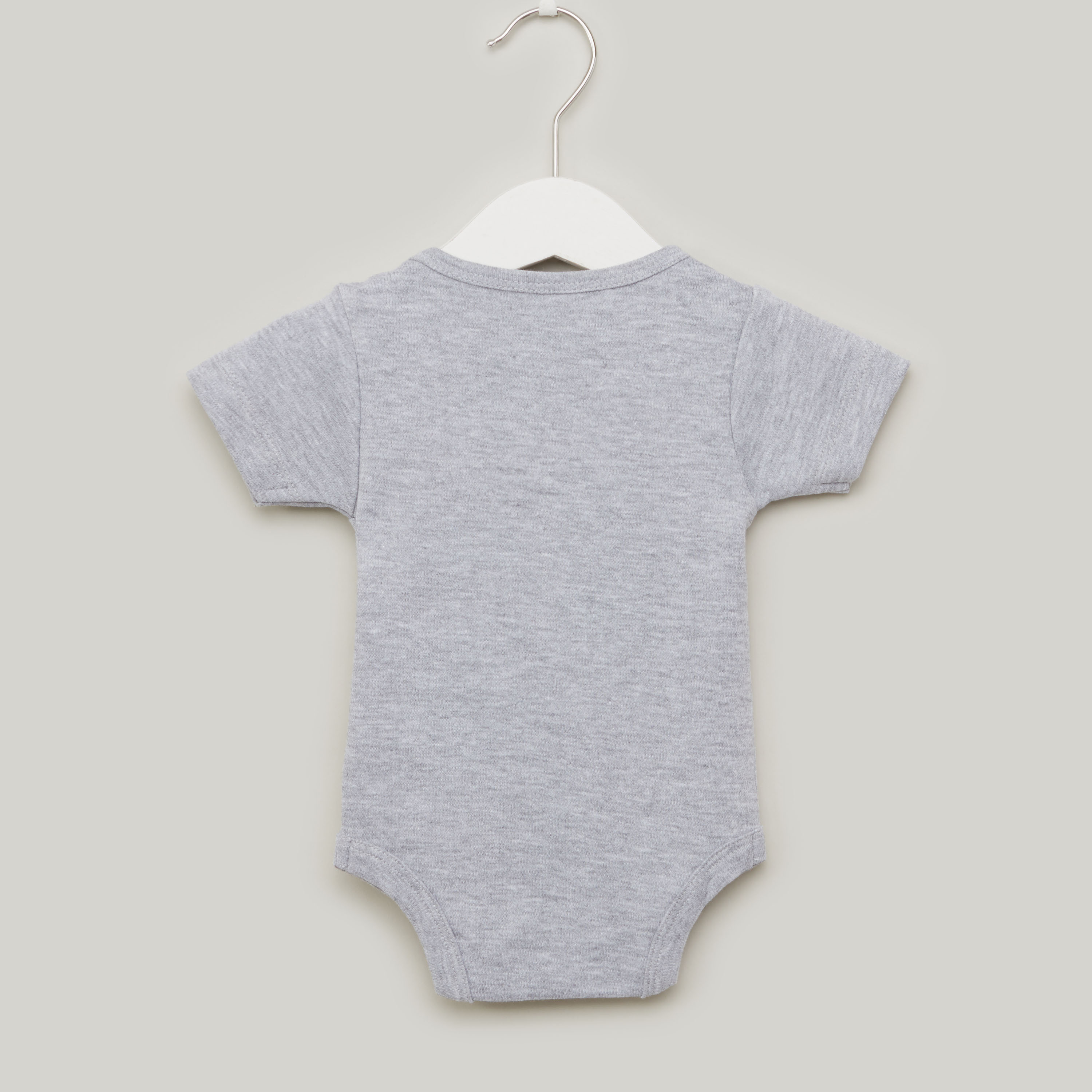 Juniors Printed Bodysuit with Short Sleeves - Set of 5-baby-girls-clothing-bodysuits-image-5