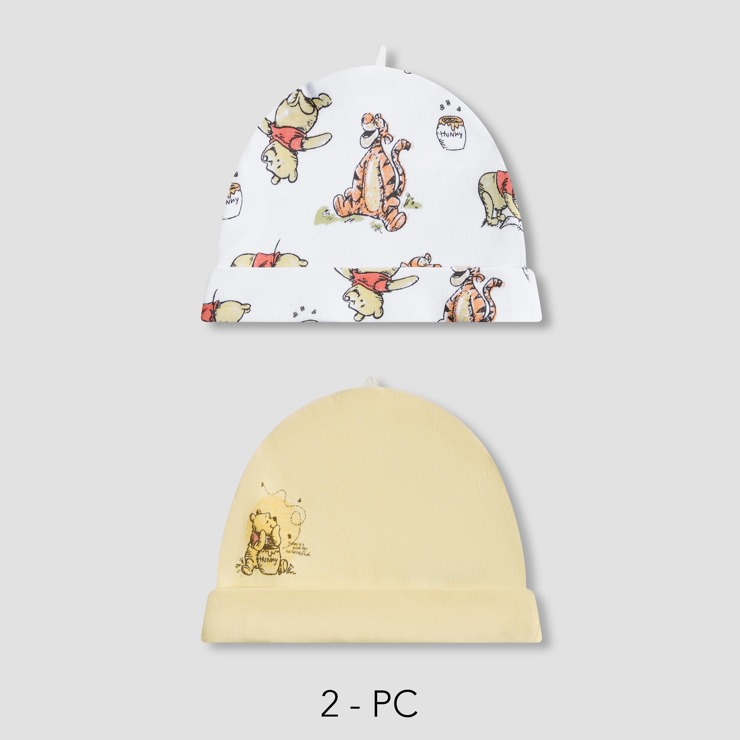 Pack of 2 Disney Cap with Winnie the Pooh Print-baby-boys-accessories-caps-image-1