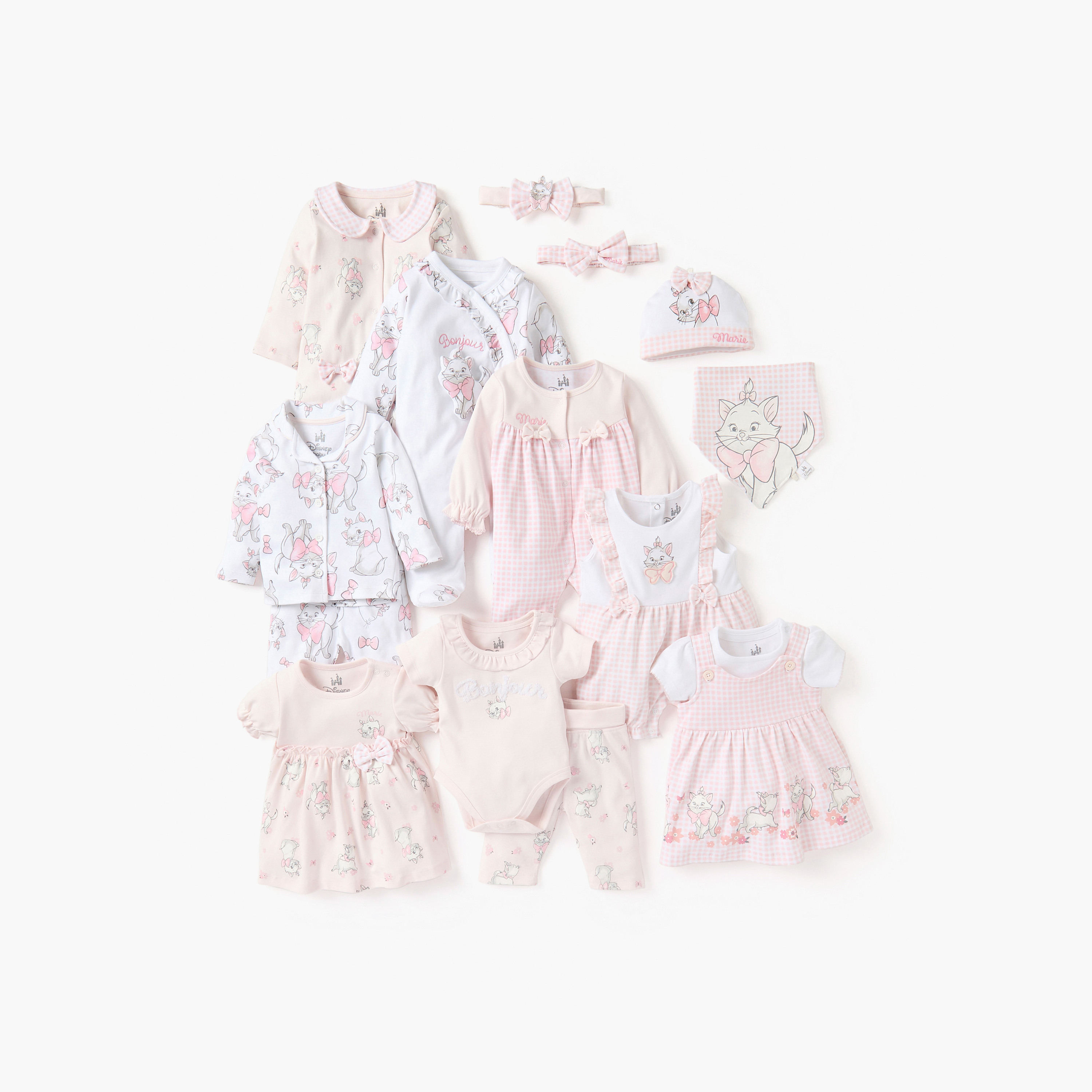 فستان إيه لاين بياقة مستديرة وأكمام قصيرة وطبعات ماري من ديزني-baby-girls-clothing-dressesandjumpsuits-image-5