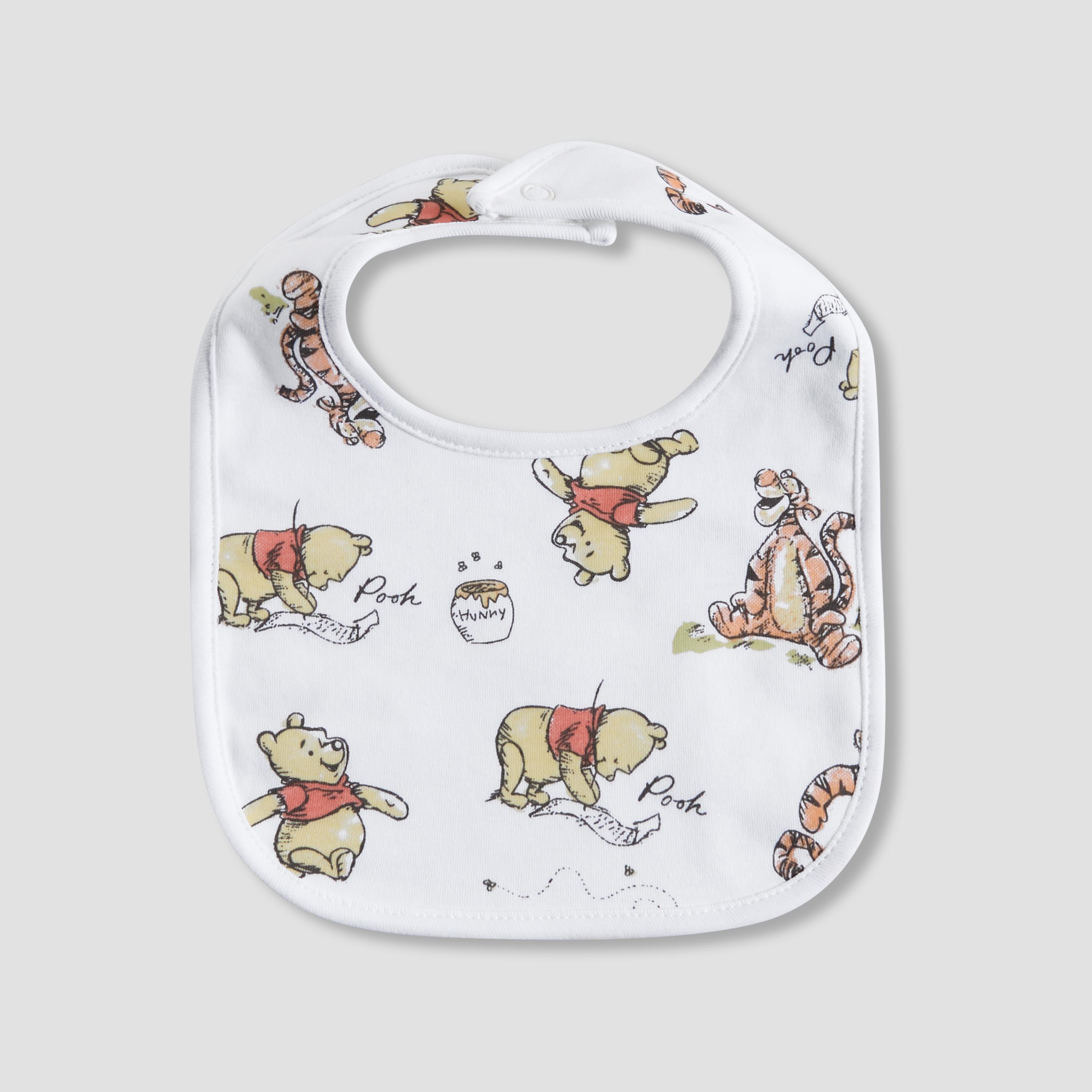 Pack of 2 Disney Baby Bib with Winnie the Pooh Print-baby-feeding-bibs-image-2